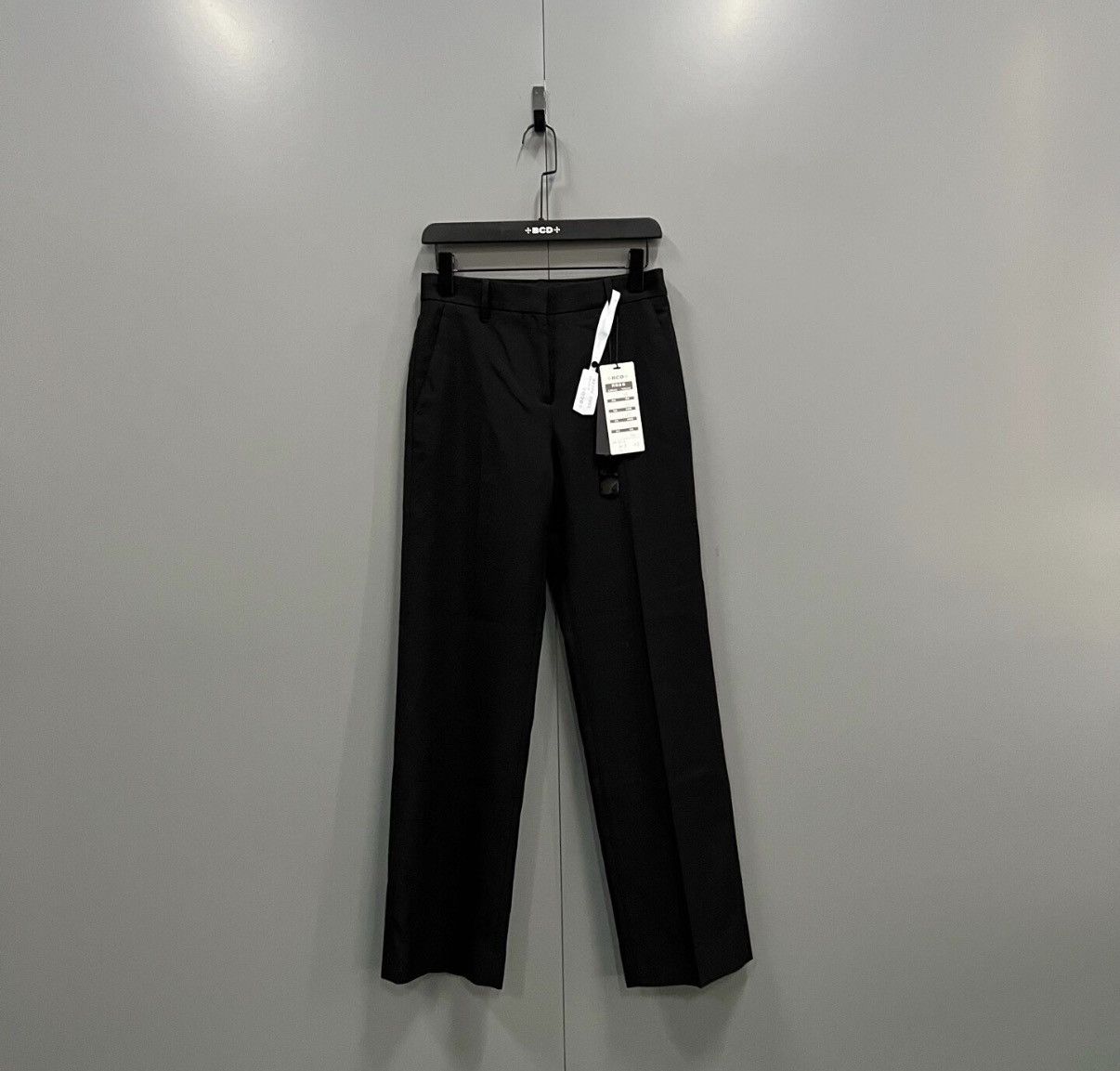 Burberry Burberry Black Wide-Leg Straight Pants J41 Size 24" / US 00 / IT 34 - 1 Thumbnail
