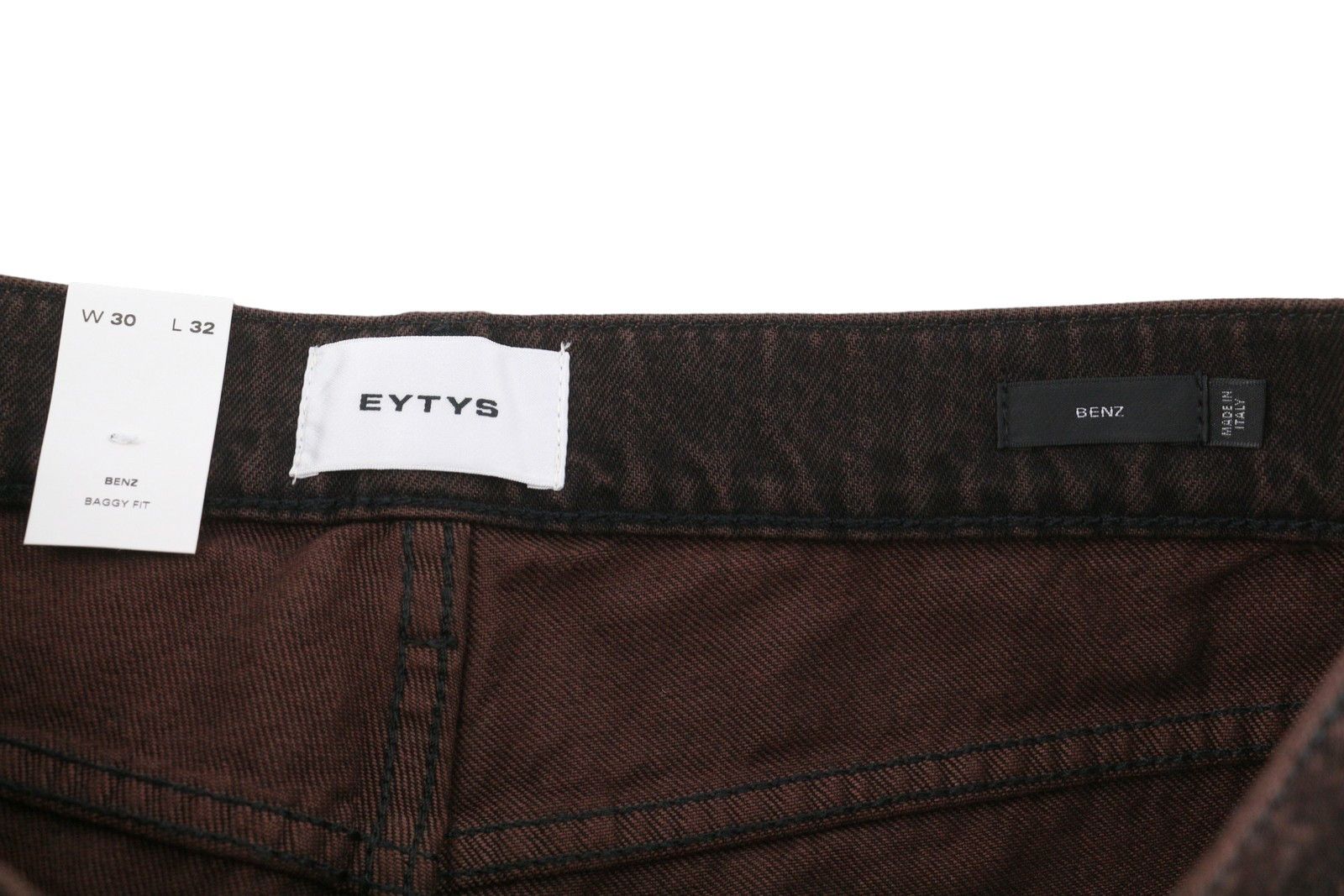 Eytys BENZ SEPIA BAGGY FIT W30/L32 Brown Faded RRP370 88879 Size US 30 / EU 46 - 8 Thumbnail