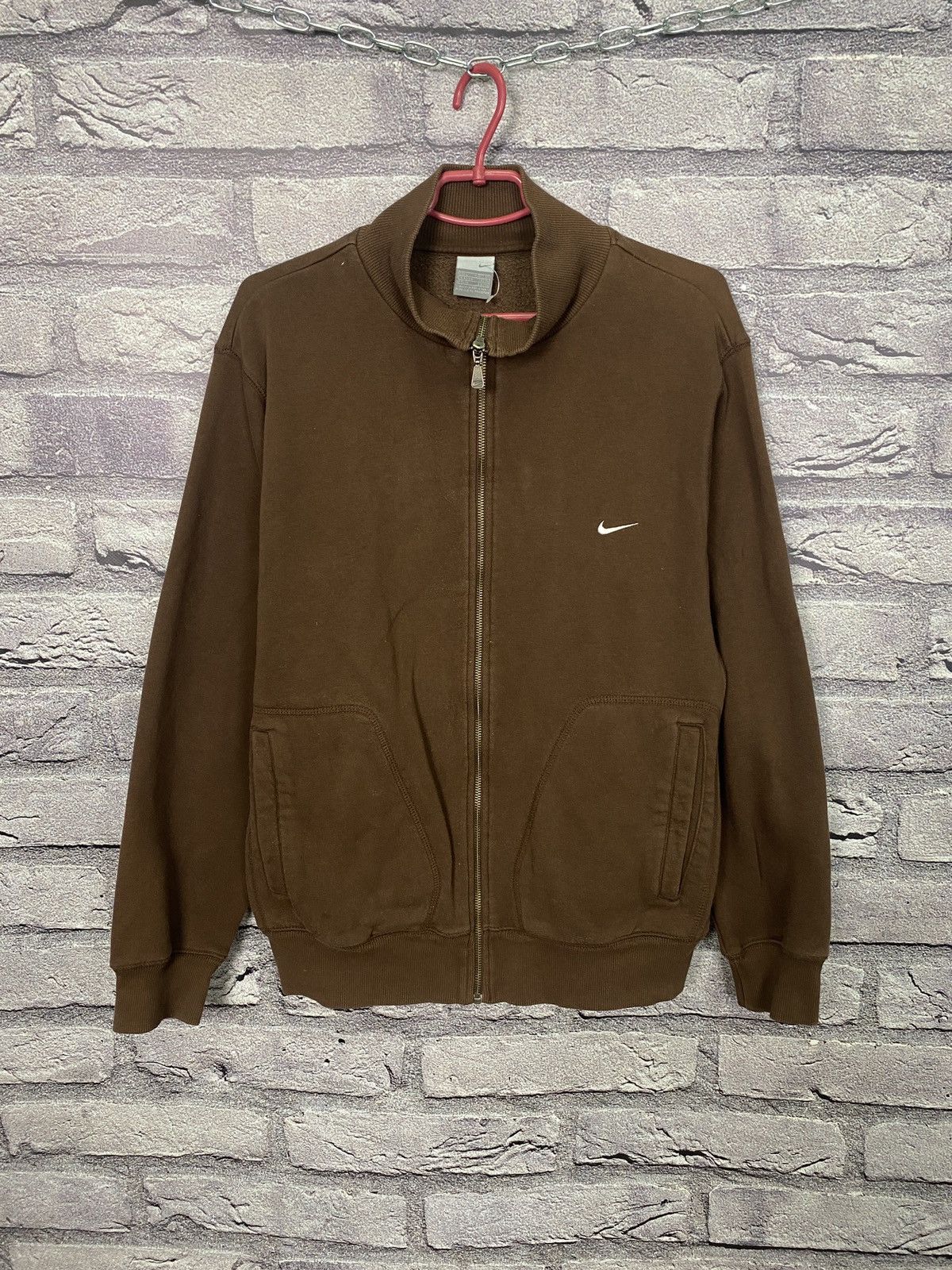 Vintage Vintage brown zip hoodie Nike acg y2k adidas rare Size US L / EU 52-54 / 3 - 1 Thumbnail