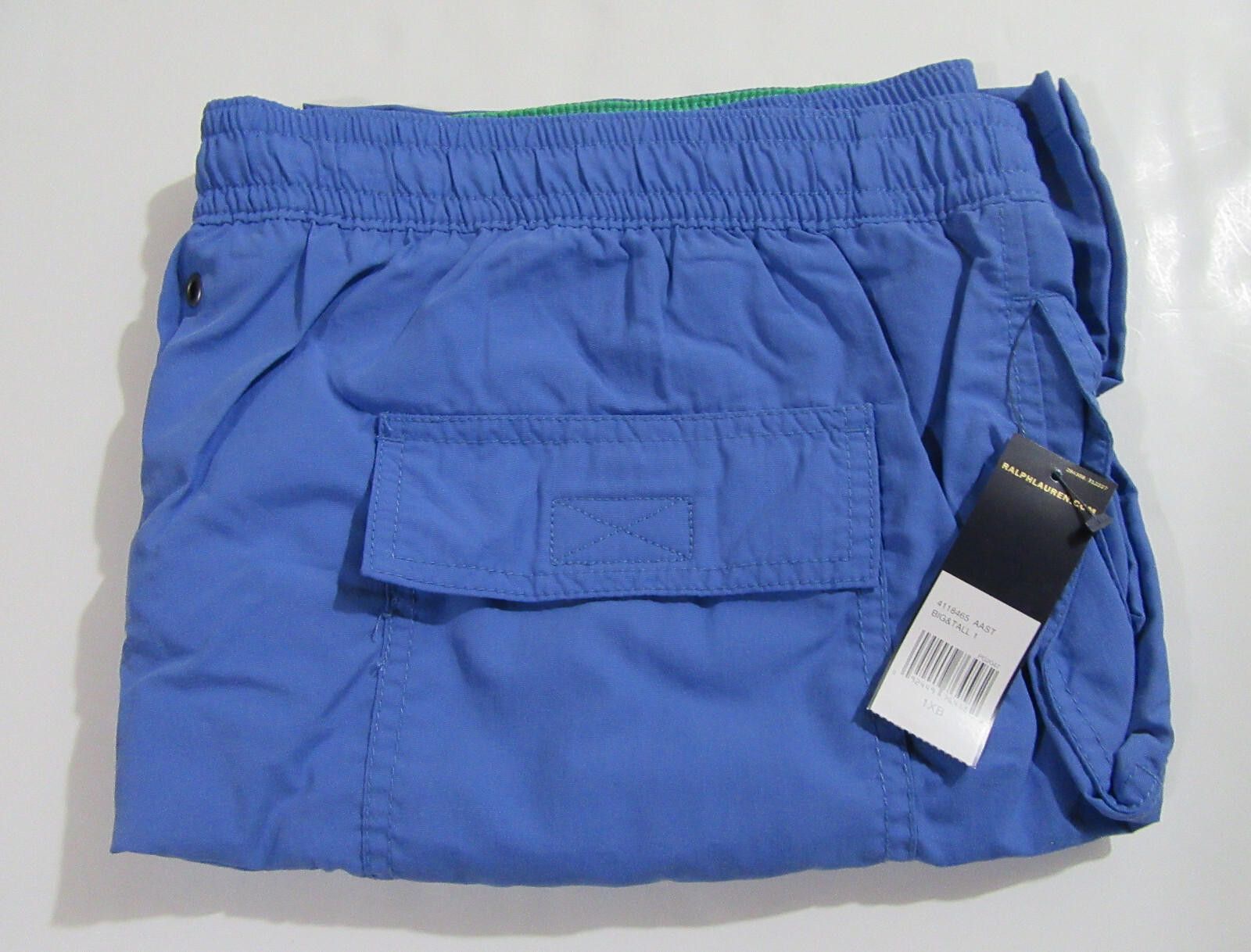 Polo Ralph Lauren Polo Ralph Lauren Mens Big & Tall Swim Trunks Blue 1XB NWT Size US 32 / EU 48 - 3 Thumbnail