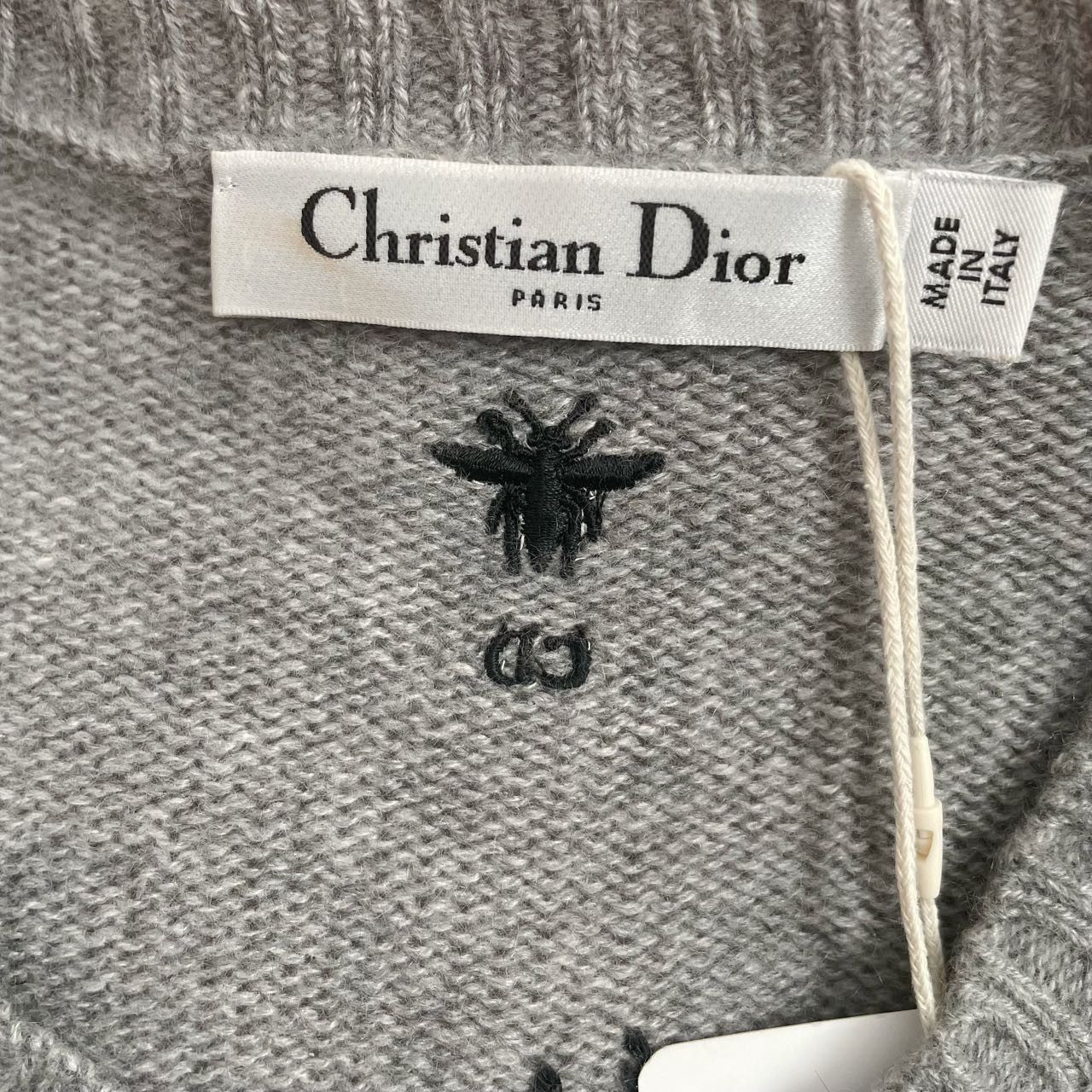 Dior Dior Grey Wool Knit Sweater K26WX Size XS / US 0-2 / IT 36-38 - 6 Thumbnail