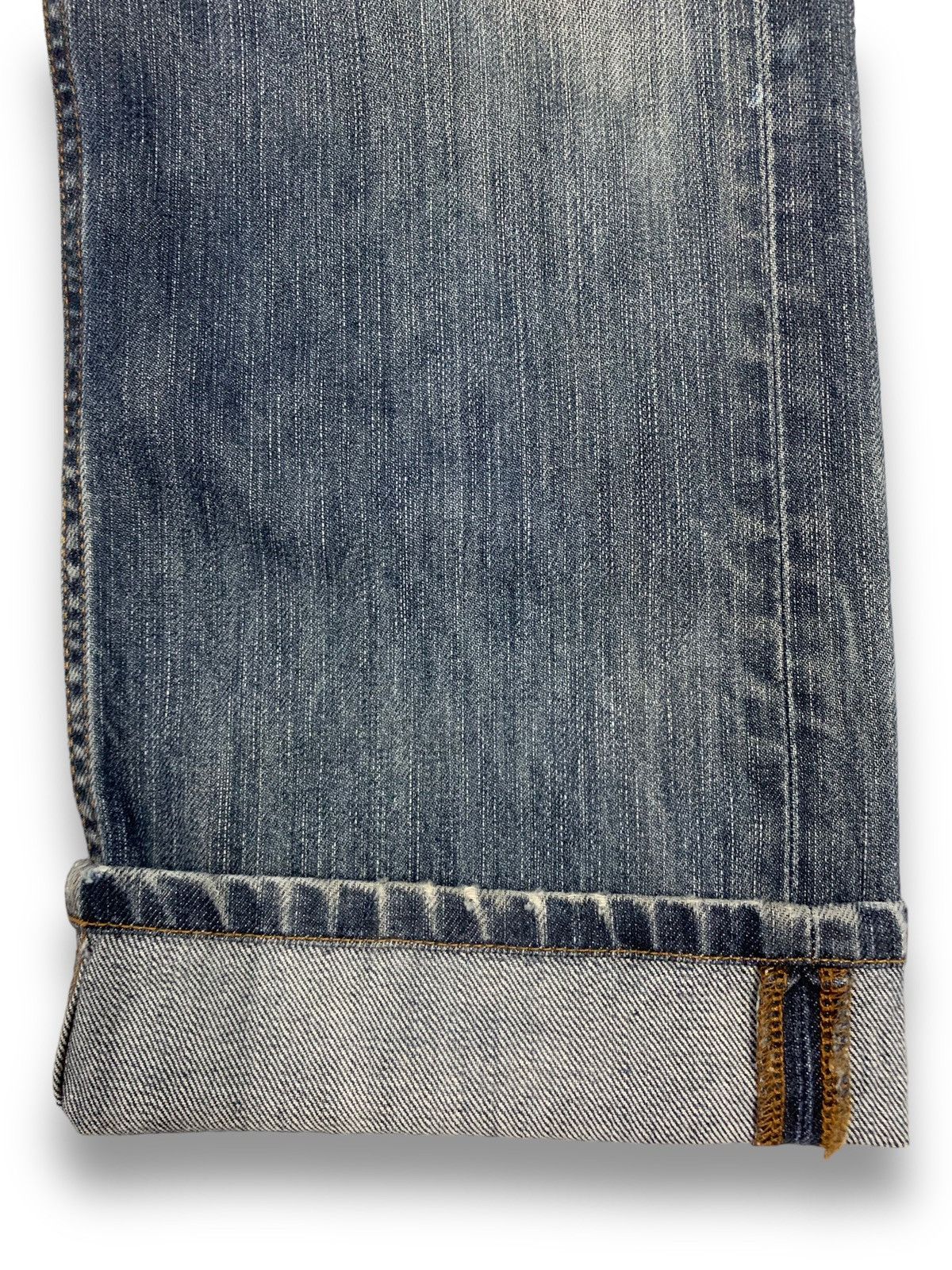 Uniqlo Vintage Uniqlo UJ Faded Wash Loose Straight Distressed Jeans Size US 30 / EU 46 - 9 Thumbnail