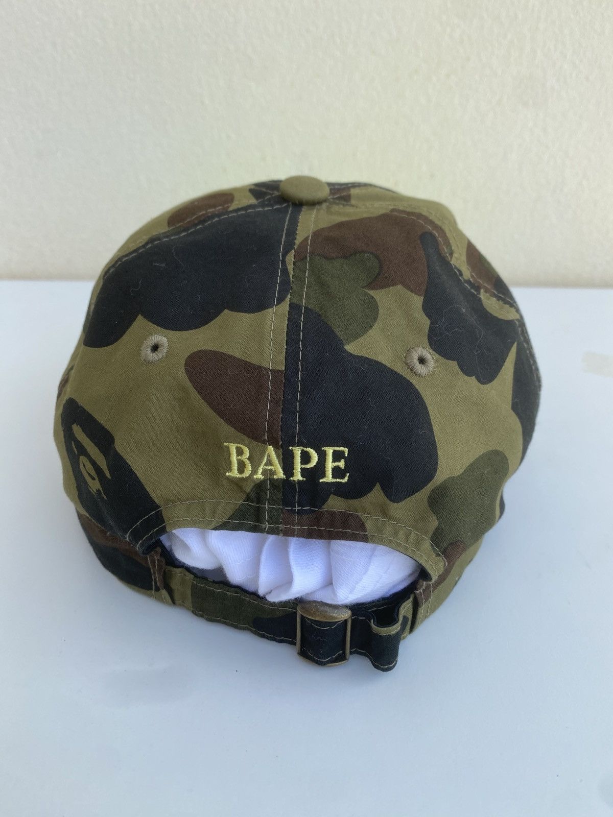 Bape Rare Bape 1st Camo Panel Green Cap/Hat Size ONE SIZE - 8 Thumbnail