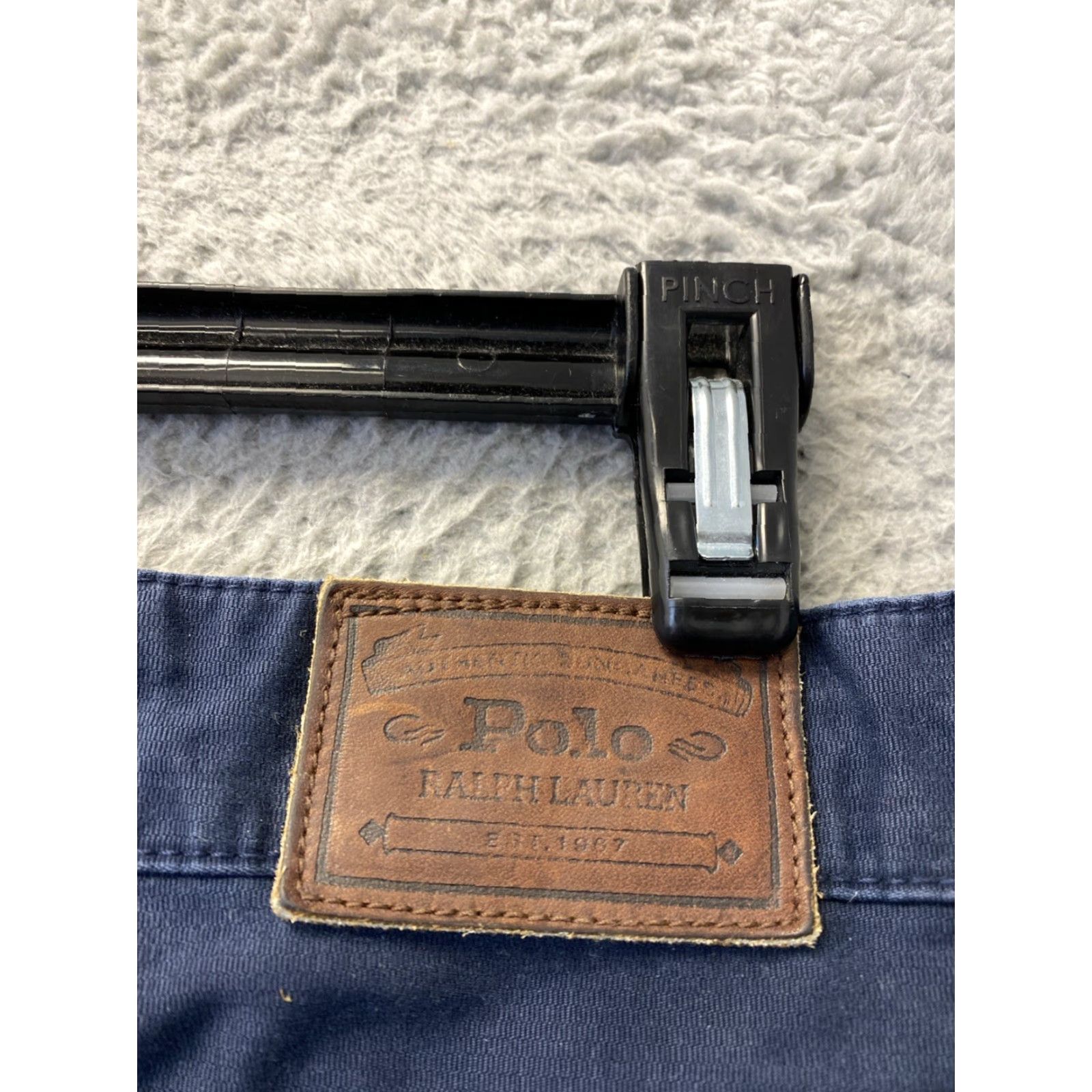 Polo Ralph Lauren VINTAGE Polo Ralph Lauren Jeans Pants Men 36x32 Navy Embroidered Twill /166-12 Size US M / EU 48-50 / 2 - 7 Thumbnail