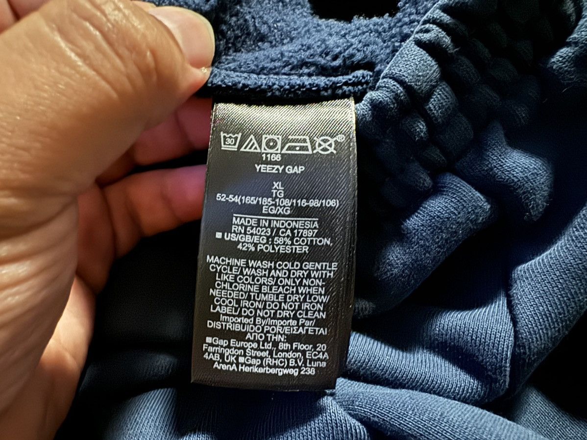 Balenciaga × Gap × Kanye West Yeezy Gap Sweatpants Navy Size XL Size US 36 / EU 52 - 8 Thumbnail
