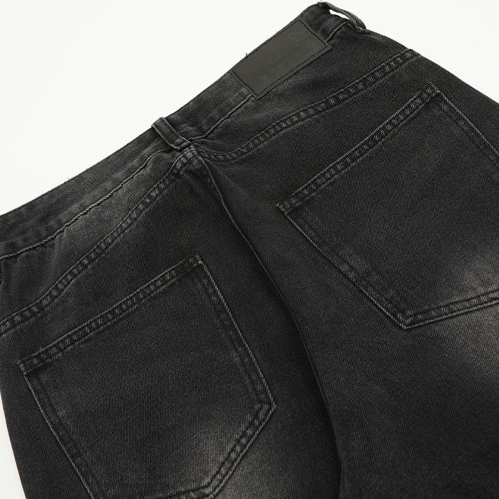 Vintage Men's street fashion washed distressed straight loose jeans Size US 32 / EU 48 - 5 Thumbnail