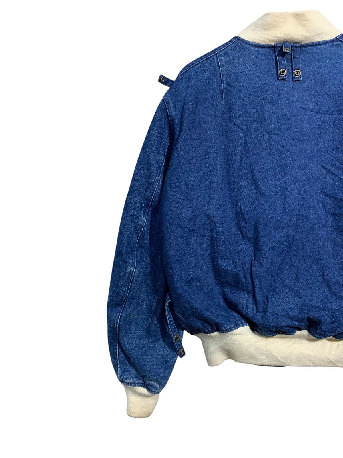 Karl Helmut 🔥KARL HELMUT DENIM BOMBERS JACKET PARACHUTE Size US L / EU 52-54 / 3 - 8 Thumbnail