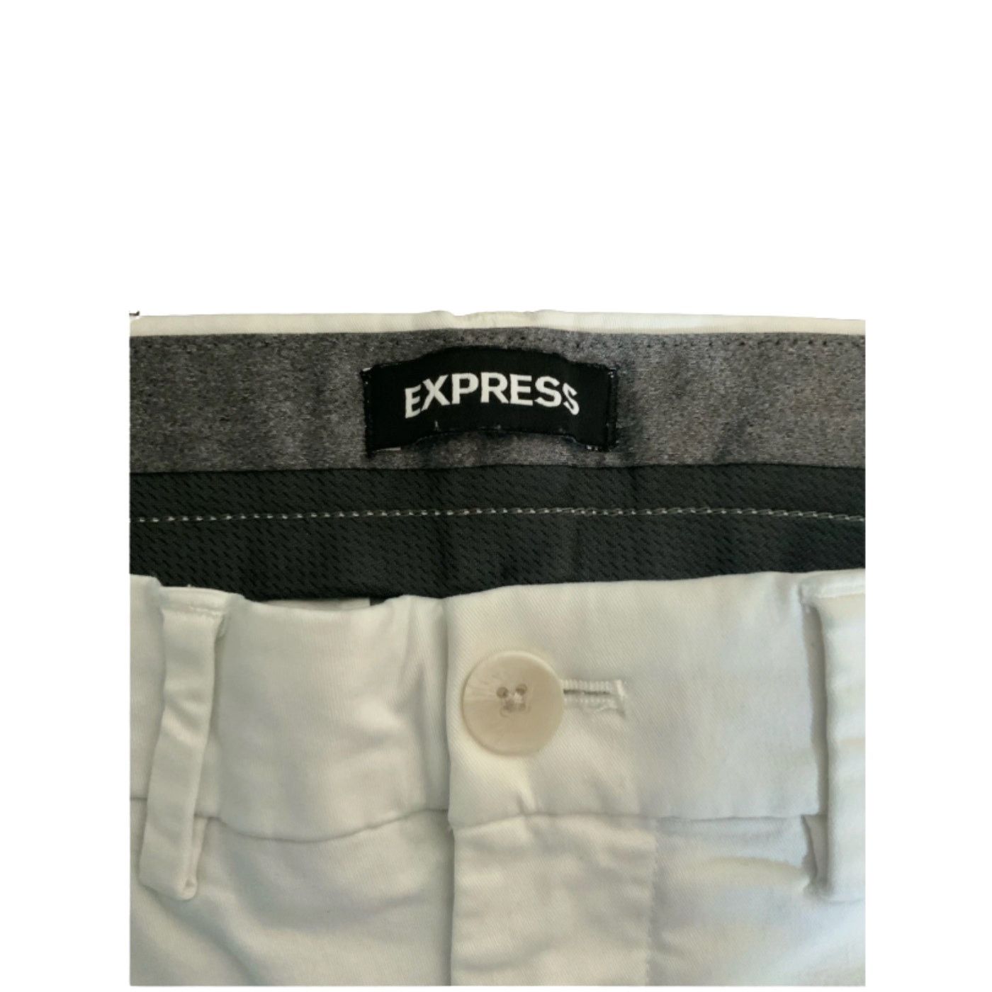 Express Express Men’s Skinny Jeans White Size 32 x 32 USED Size US 32 / EU 48 - 3 Thumbnail
