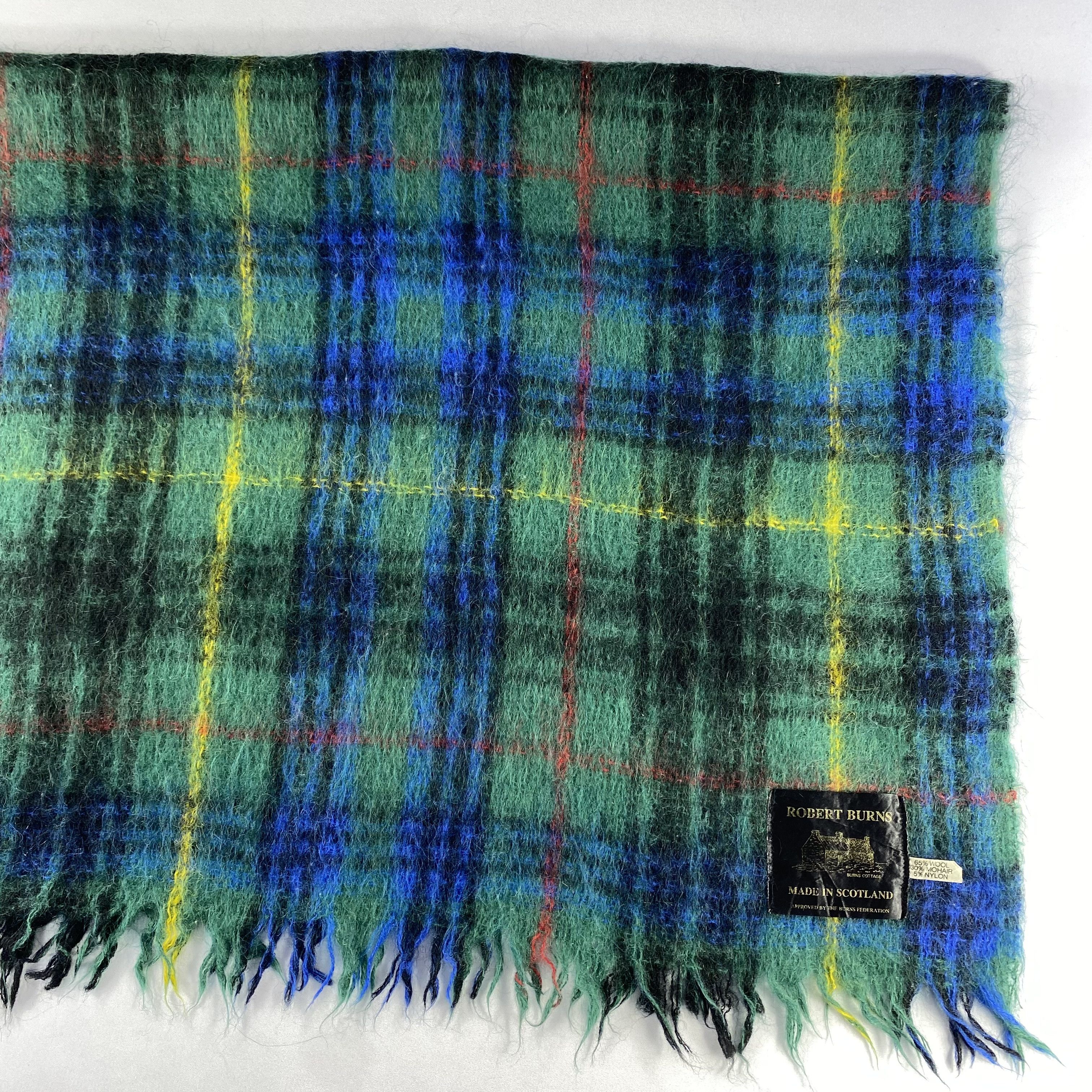 Other Vintage Robert Burns Scarf Neck Wrap Mohair Muffler Size ONE SIZE - 3 Thumbnail