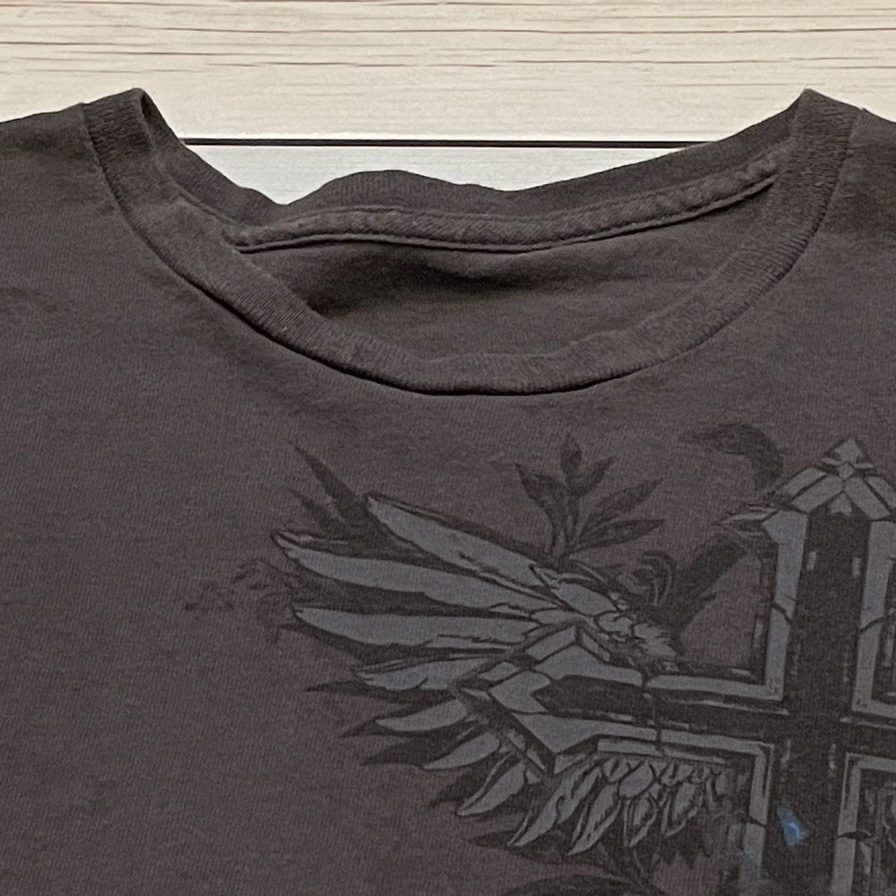 Affliction × Ed Hardy × Tapout Rare Wings Cross Tee Y2K Affliction Style Size US XL / EU 56 / 4 - 4 Thumbnail