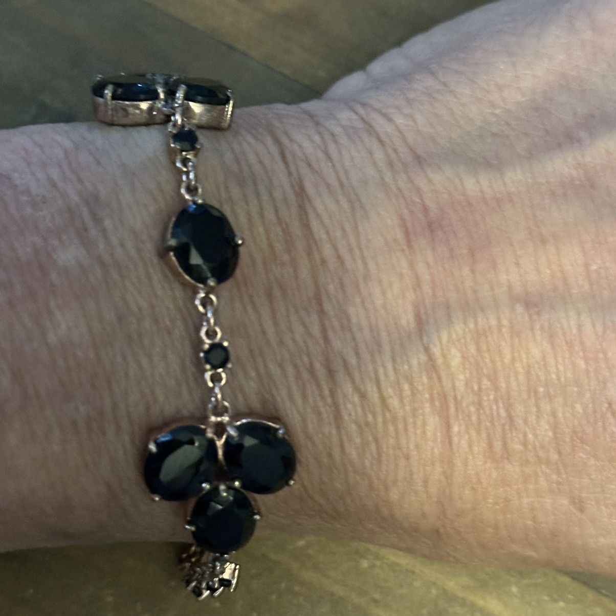 J.Crew J. Crew black stone chain bracelet Size ONE SIZE - 5 Thumbnail