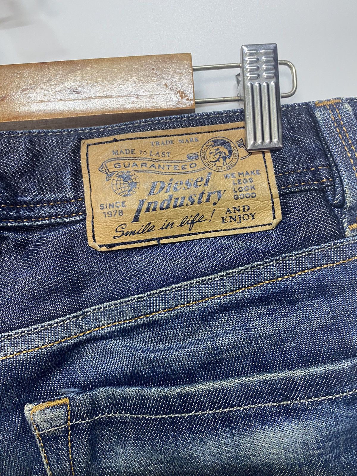 Diesel × Japanese Brand Diesel Industry 0073N Denim Distressed Jeans Size US 30 / EU 46 - 11 Thumbnail