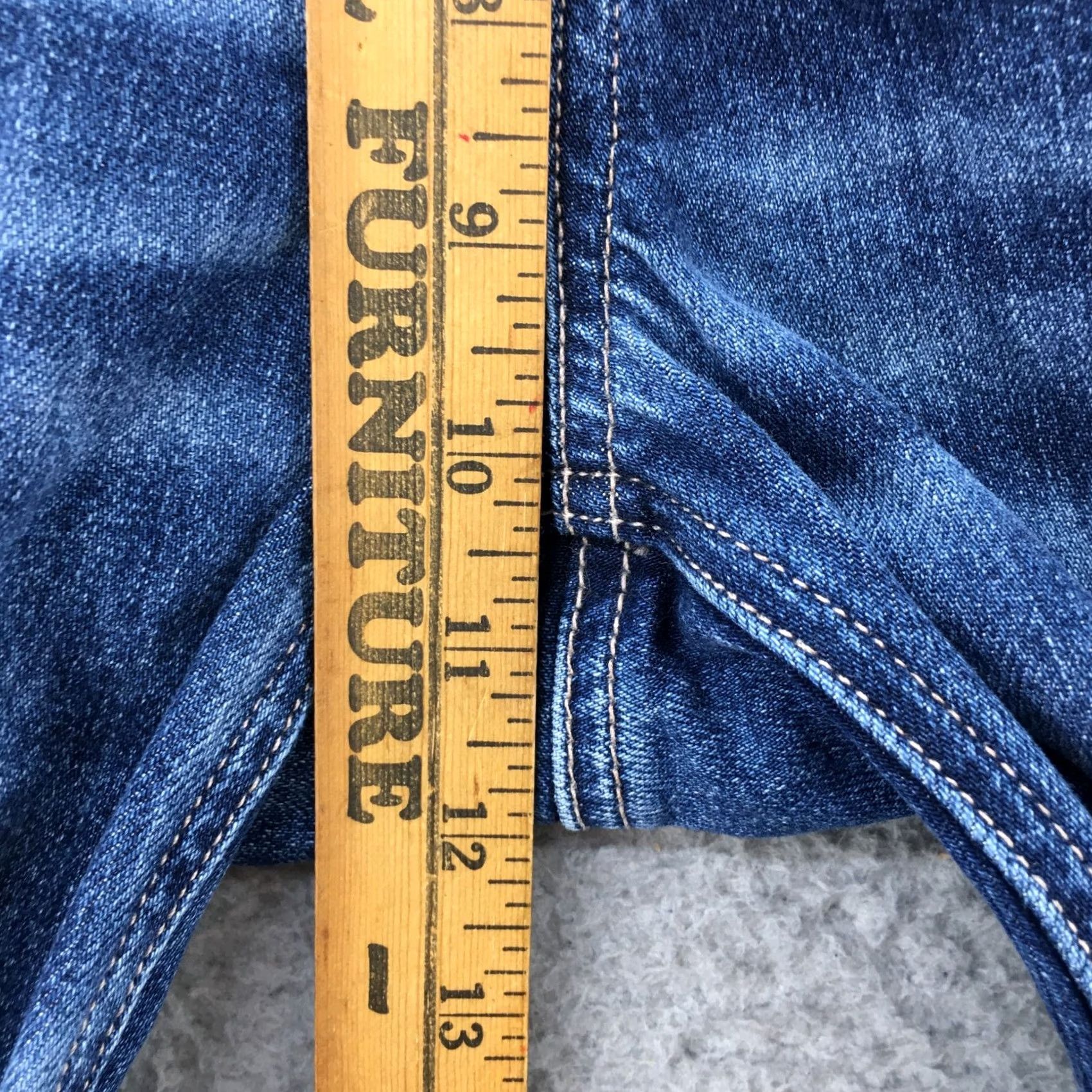American Eagle Outfitters American Eagle Outfitters Jeans Womens 2 Blue Medium Wash Distressed Straight Jeans Women Size 26" / US 2 / IT 38 - 7 Thumbnail