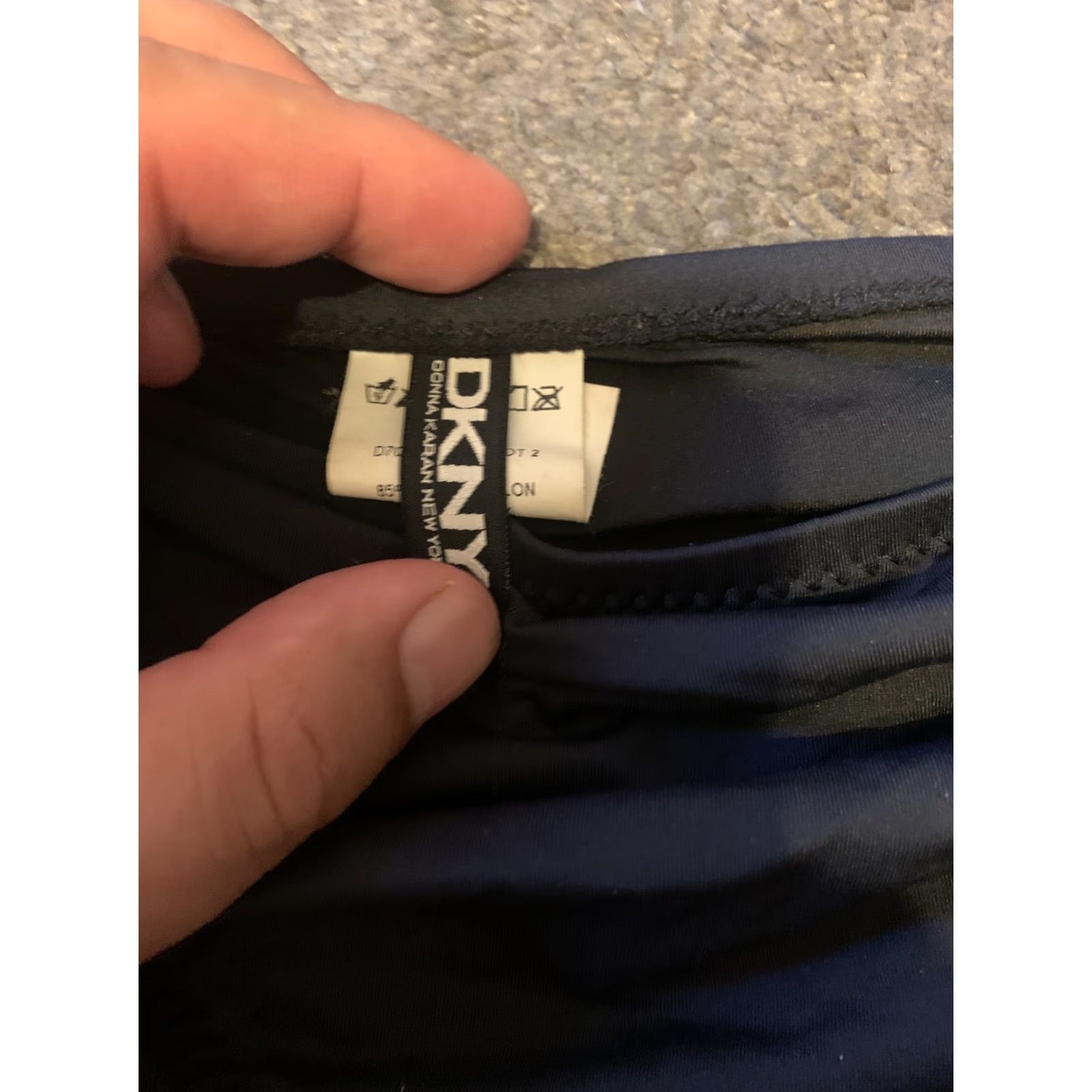 DKNY DKNY Bikini Bottom Black L Women Adult Regular Size Swim Bottom Style Bikini Size 36" / US 14 / IT 50 - 3 Thumbnail