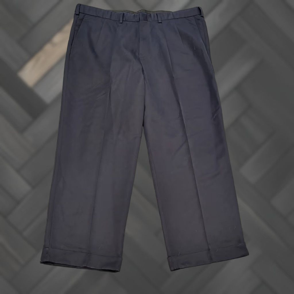 Dockers DOCKERS Pants Men 42x30 42x29 Navy Blue Straight Performance Stretch Vintage No VTG Size US 42 / EU 58 - 1 Thumbnail