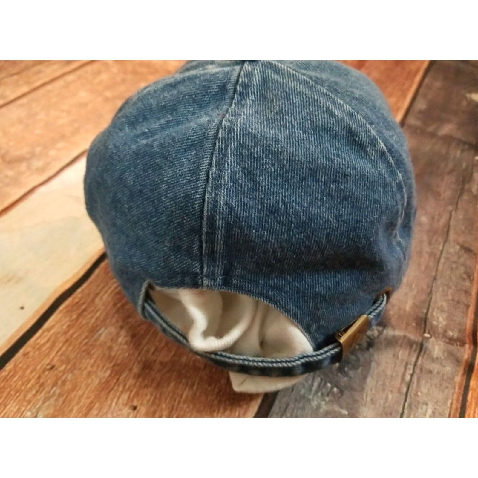 Augusta Sportswear Vintage Augusta Denim Baseball Cap Unisex Adjustable 90s Logo Hat Size ONE SIZE - 3 Thumbnail