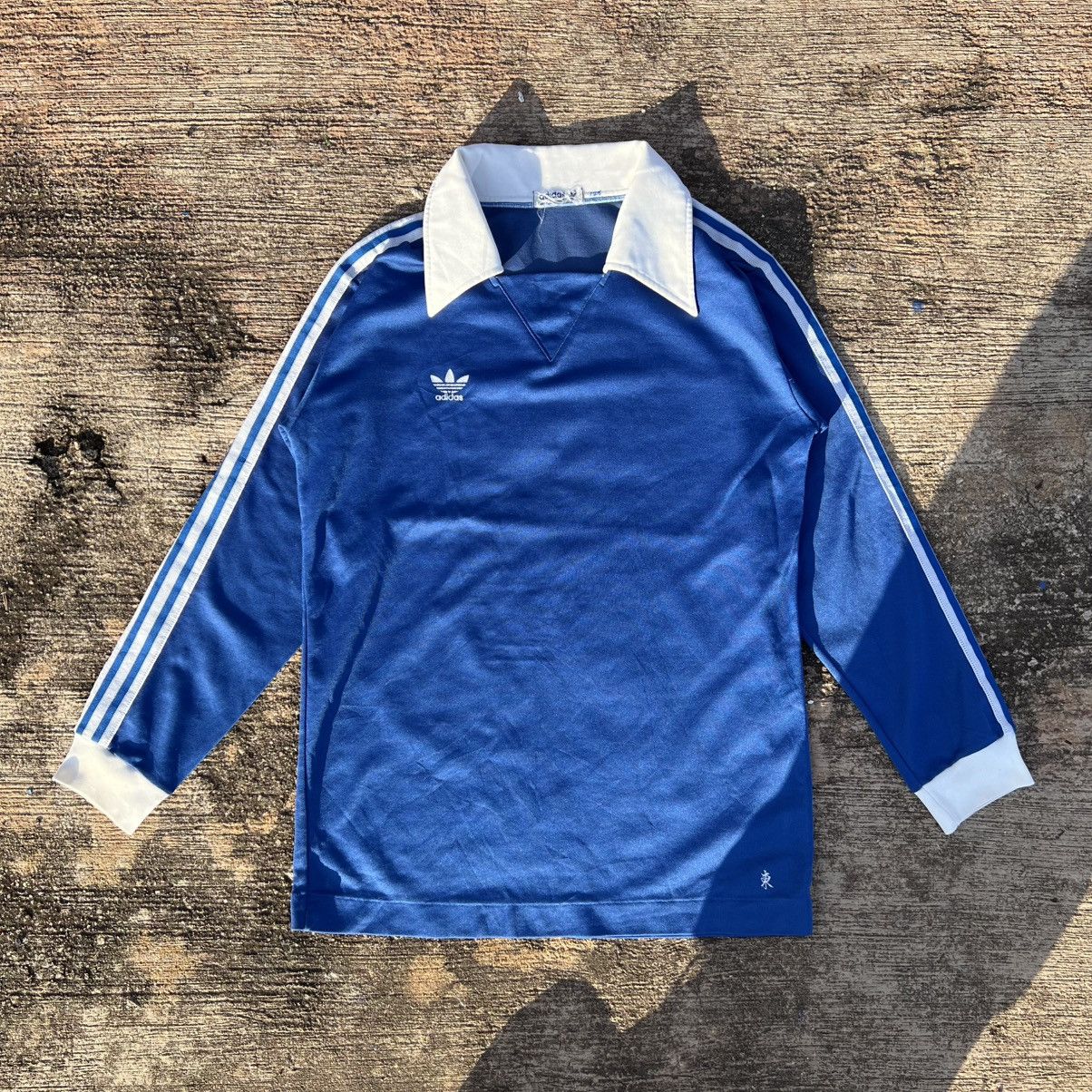 Adidas × Vintage Vintage Adidas Shape collar Long TShirt Size US M / EU 48-50 / 2 - 1 Thumbnail