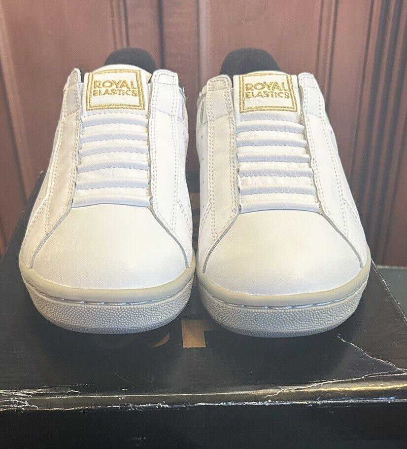 Royal Elastics Royal Elastics Mens Icon White Green Gold 0202335 Sz 9.5 NIB Size US 9.5 / EU 42-43 - 5 Thumbnail