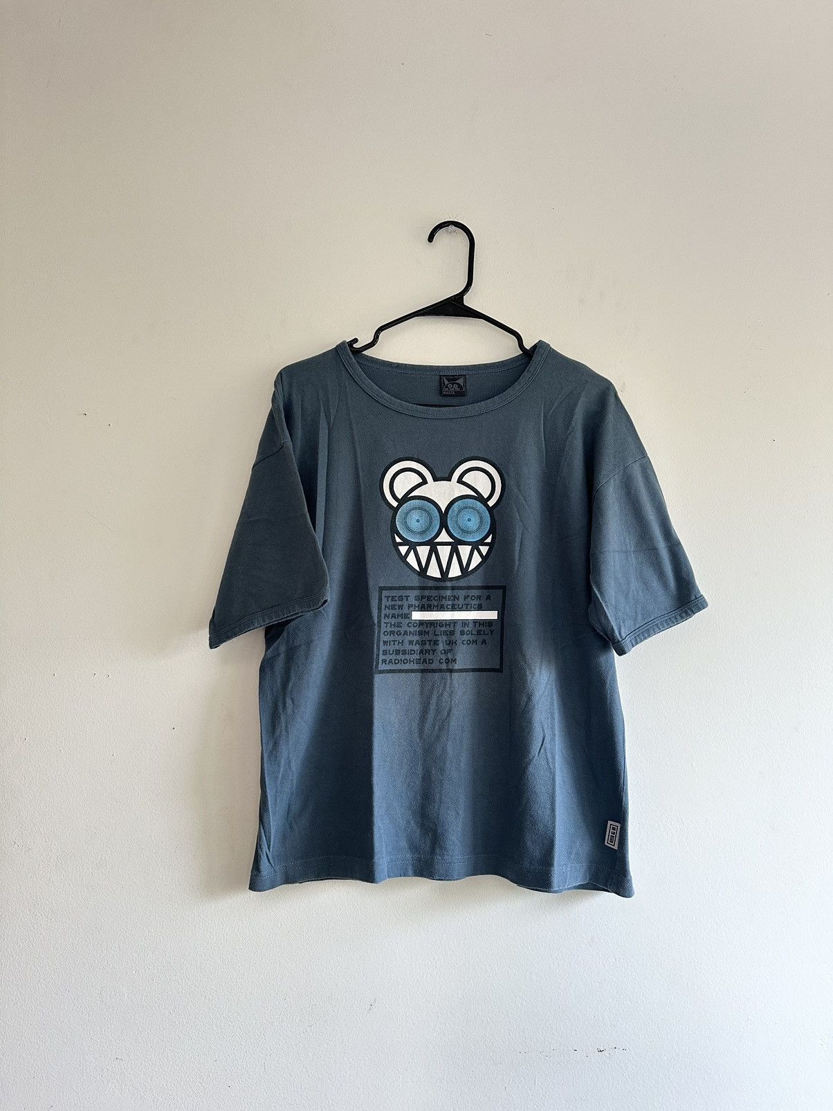 image of Vintage Radiohead W.a.s.t.e. Specimen Tee in Blue, Men's (Size XL)