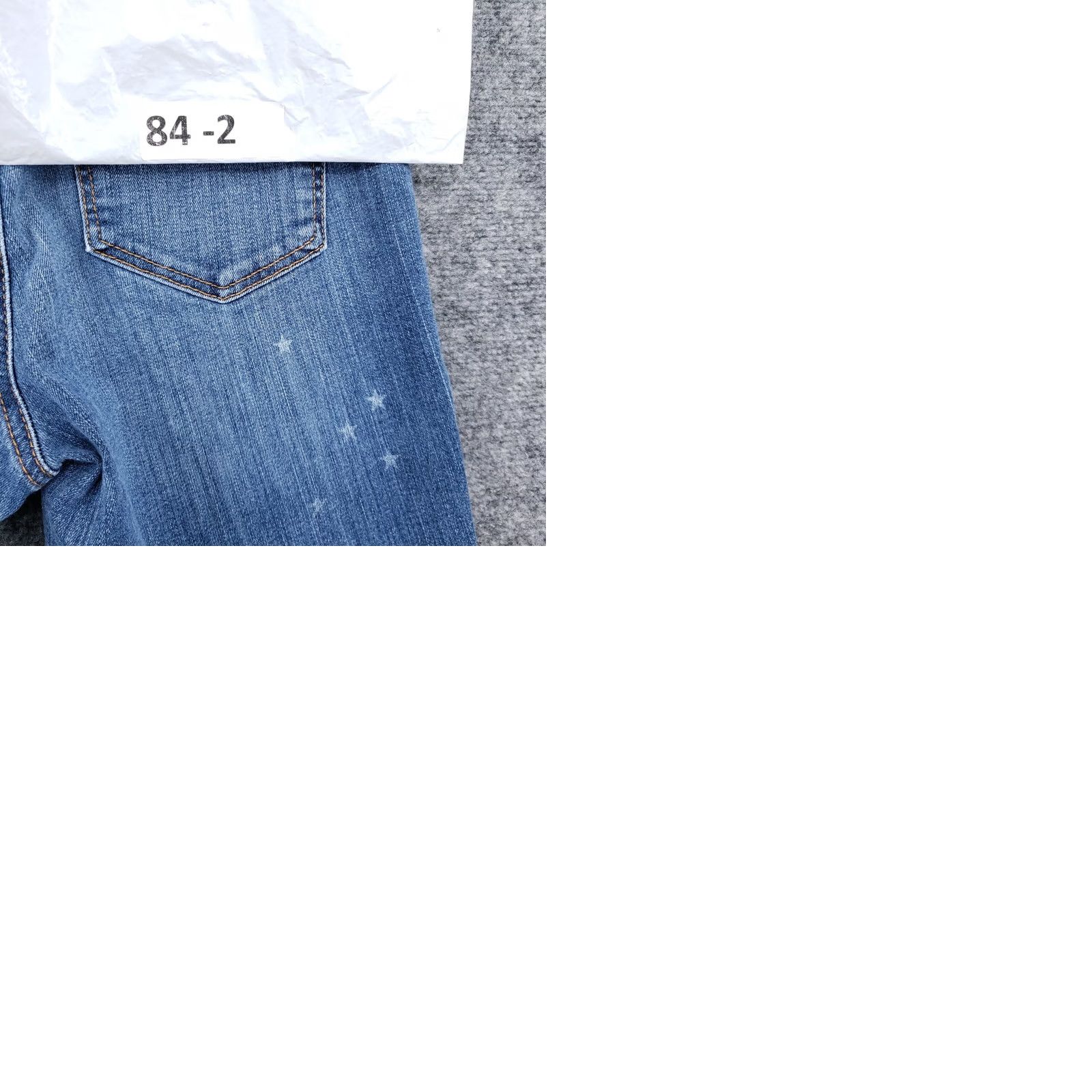 Loft Loft Jeans Womens 4 27 Modern Skinny Crop Blue Denim Medium Stone Wash Polka Dot Size 27" / US 4 / IT 40 - 10 Thumbnail