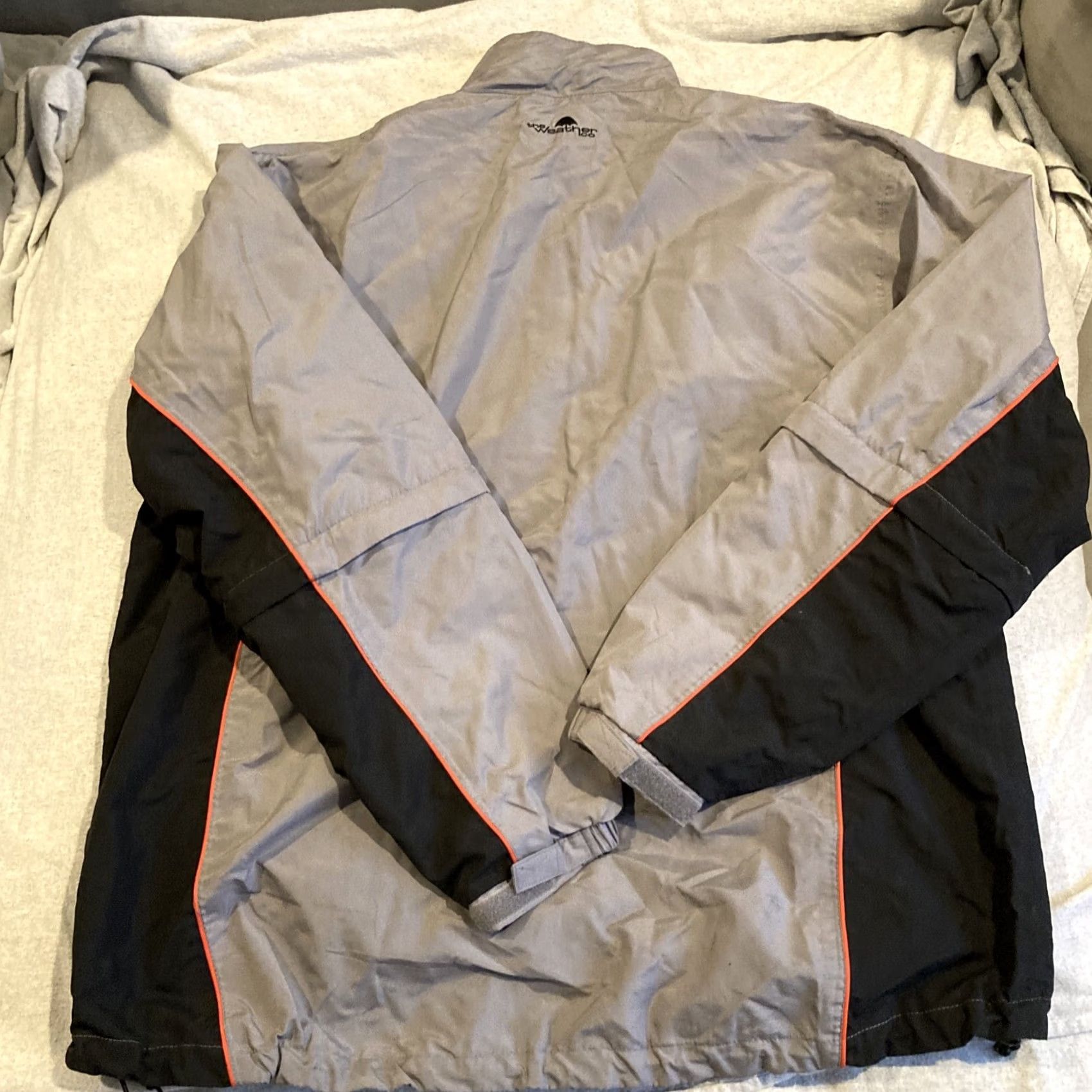 CO The Weather Co - Gray - Removable Sleeves Half Zip Golf Jacket - Men's XL Jacket Mens Size US XL / EU 56 / 4 - 6 Thumbnail