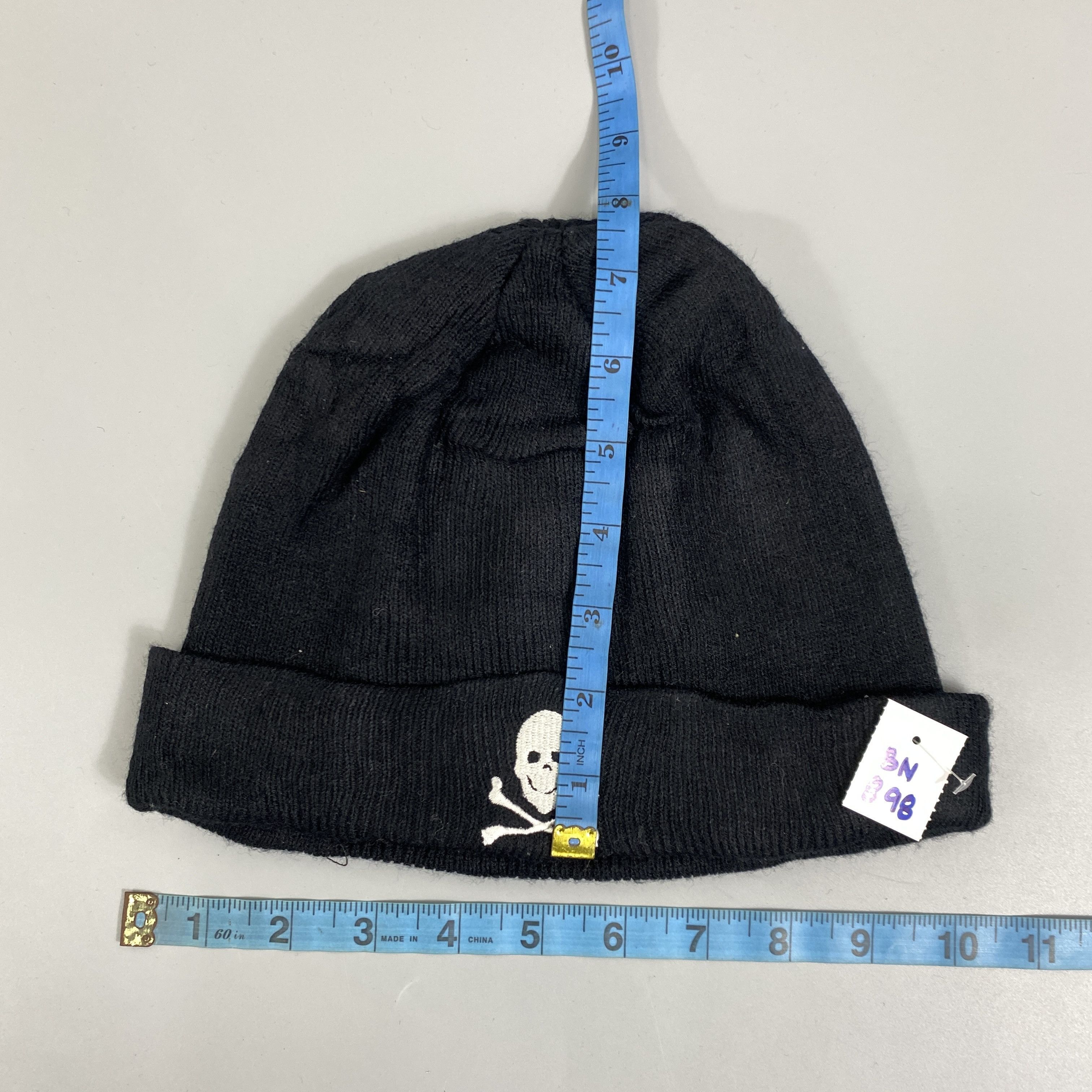Japanese Brand Skull Snow Cap Beanie Hat -BN898 Size ONE SIZE - 5 Thumbnail