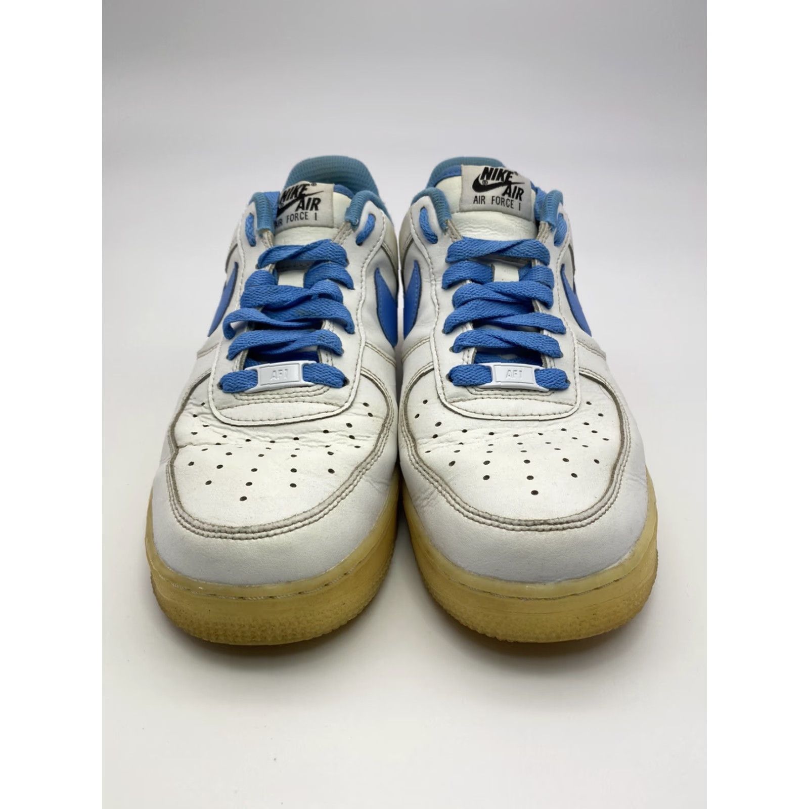 Nike NIKE Air Force 1 Low You By You Sneaker UNC White Gum AQ3778-992 Snoopy 9.5 Womens Leather Low Top Shoes Size US 7 / IT 37 - 2 Thumbnail