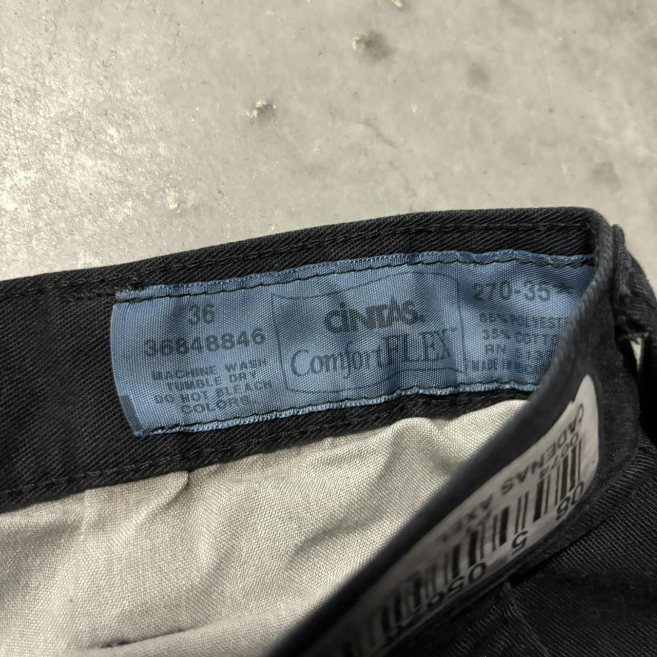 Japanese Brand × Vintage Crazy Vintage Y2K/2000s Baggy Grunge Black Skater Workwear Cargo Pants! Size US 36 / EU 52 - 7 Thumbnail