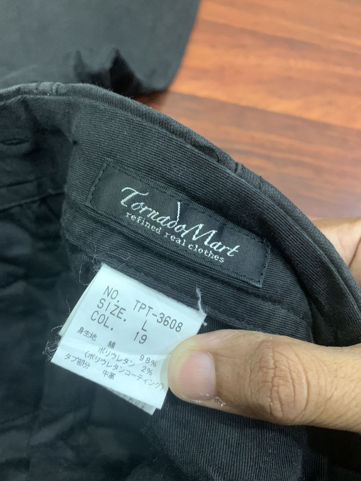 Tornado Mart Tornado Mart Waxed Cargo Pants Size US 34 / EU 50 - 14 Thumbnail