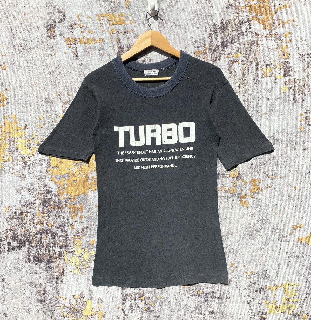 Vintage Nissan Turbo Racing Shirt Turbo Distressed