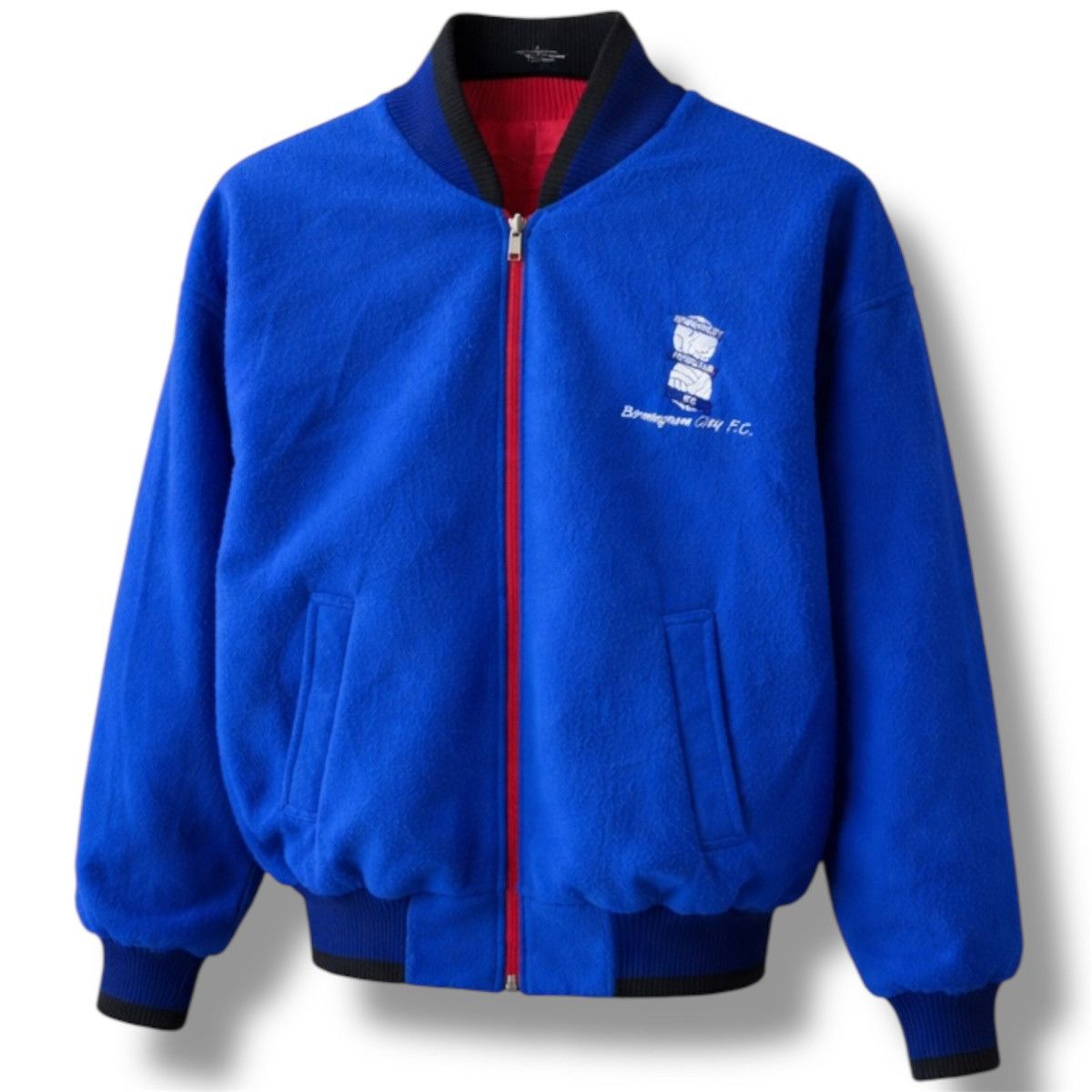 Vintage ICON ULTRAS 80’S BIRMINGHAM CITY VARSITY ZIP BOMBER JACKET M Size US M / EU 48-50 / 2 - 1 Thumbnail