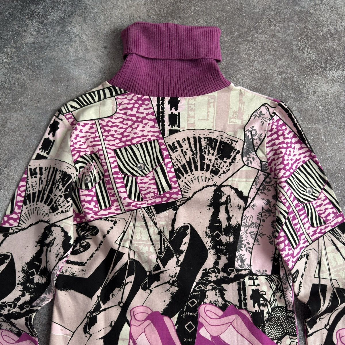 Custo Barcelona Custo Barcelona Long Sleeve Top (Jean Paul Gaultier style) Size M / US 6-8 / IT 42-44 - 9 Thumbnail