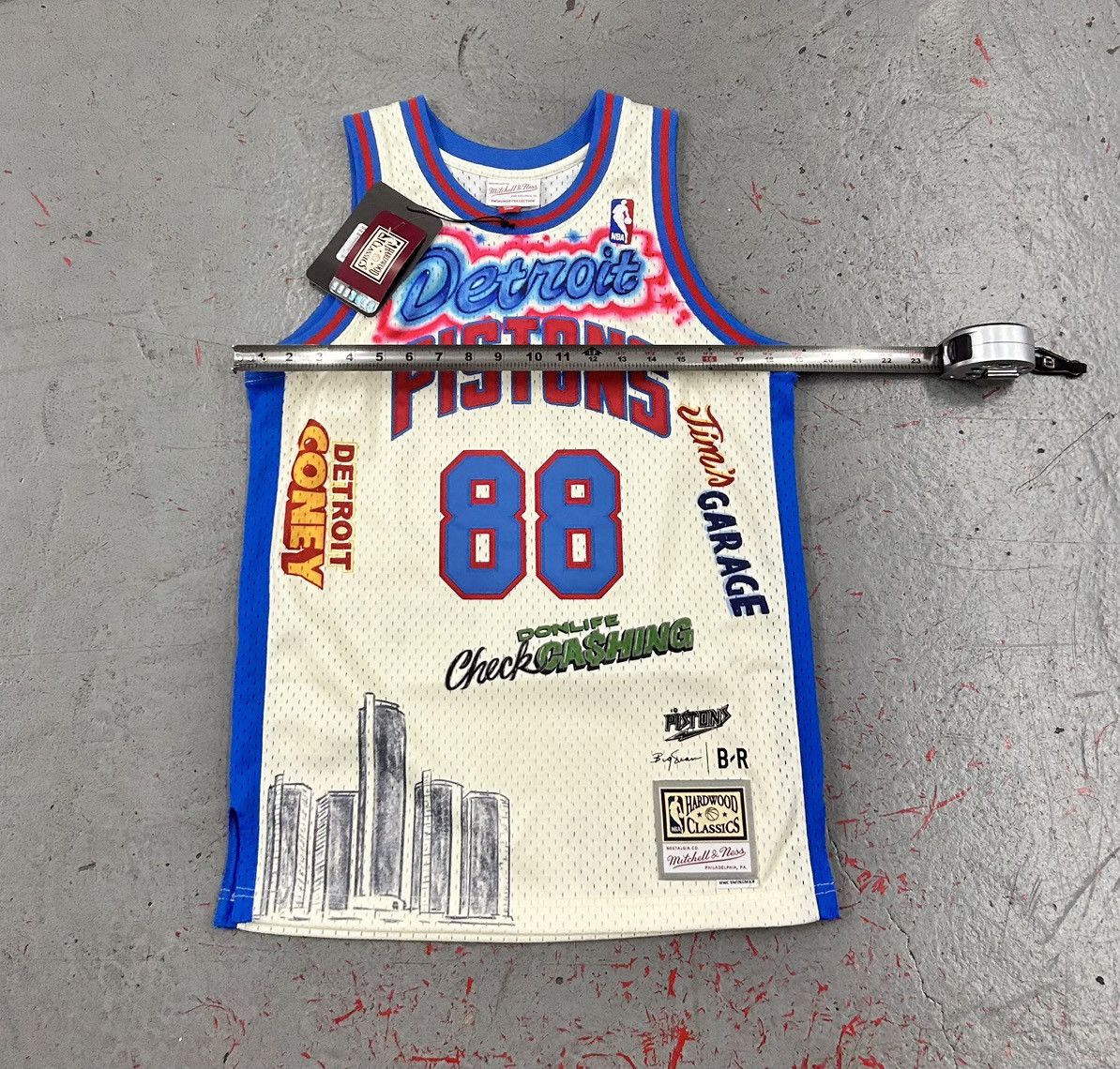 Mitchell & Ness Authentic Mitchell&Ness Big Sean Pistons Jersey Size S NEW Size US S / EU 44-46 / 1 - 13 Thumbnail