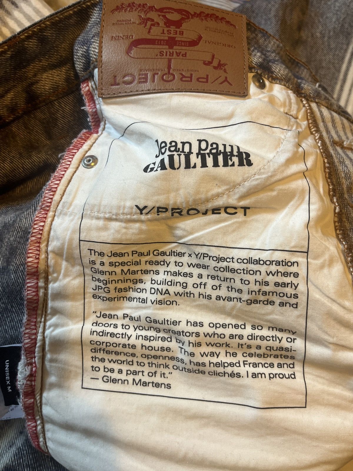 Jean Paul Gaultier × Y/Project Y/Project x Jean Paul Gaultier Body Morph Jeans (unisex) Size US 32 / EU 48 - 14 Thumbnail