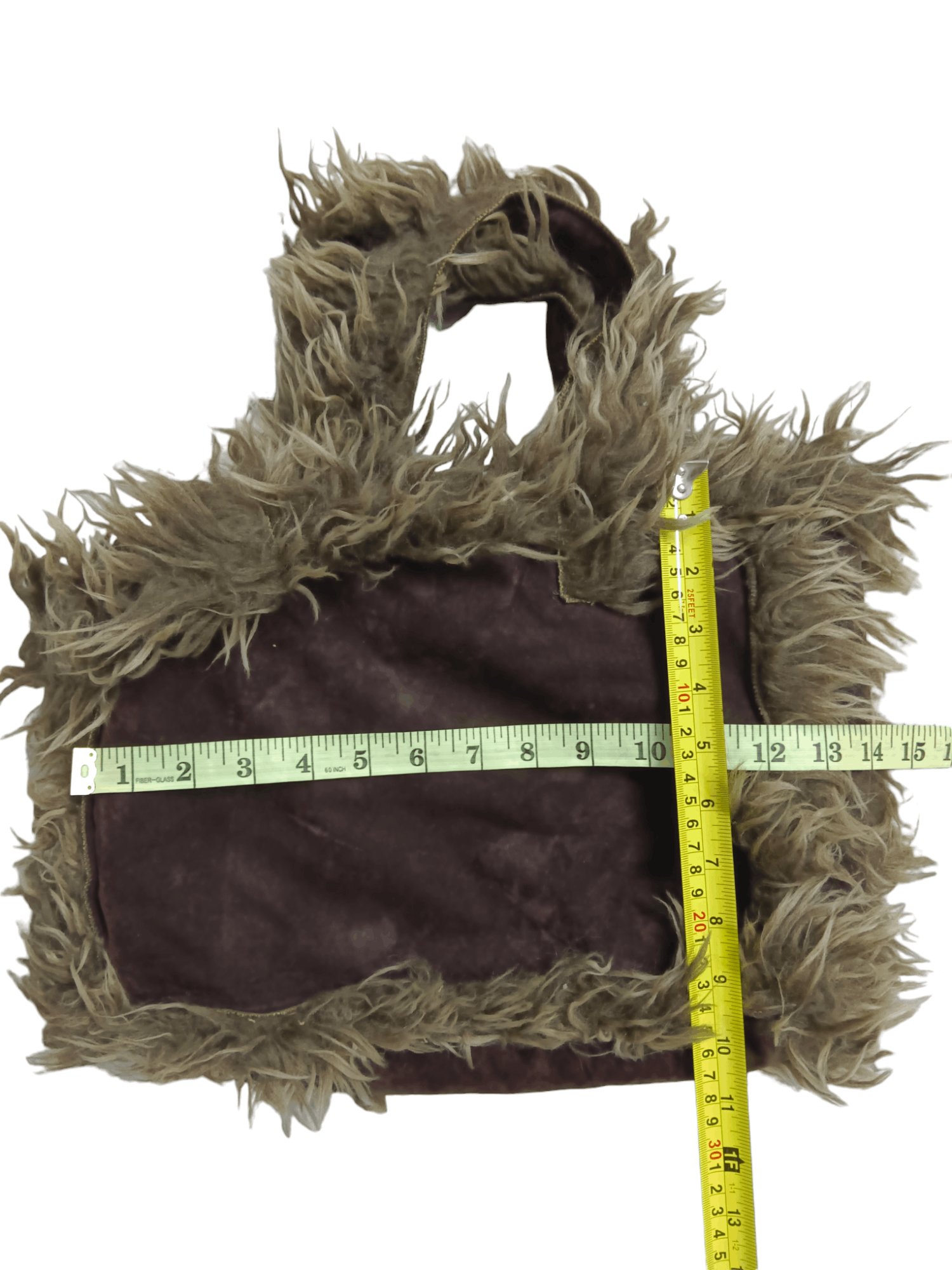 Designer France Made TYBER Faux Fur Reversible Tote Bag Size ONE SIZE - 5 Thumbnail