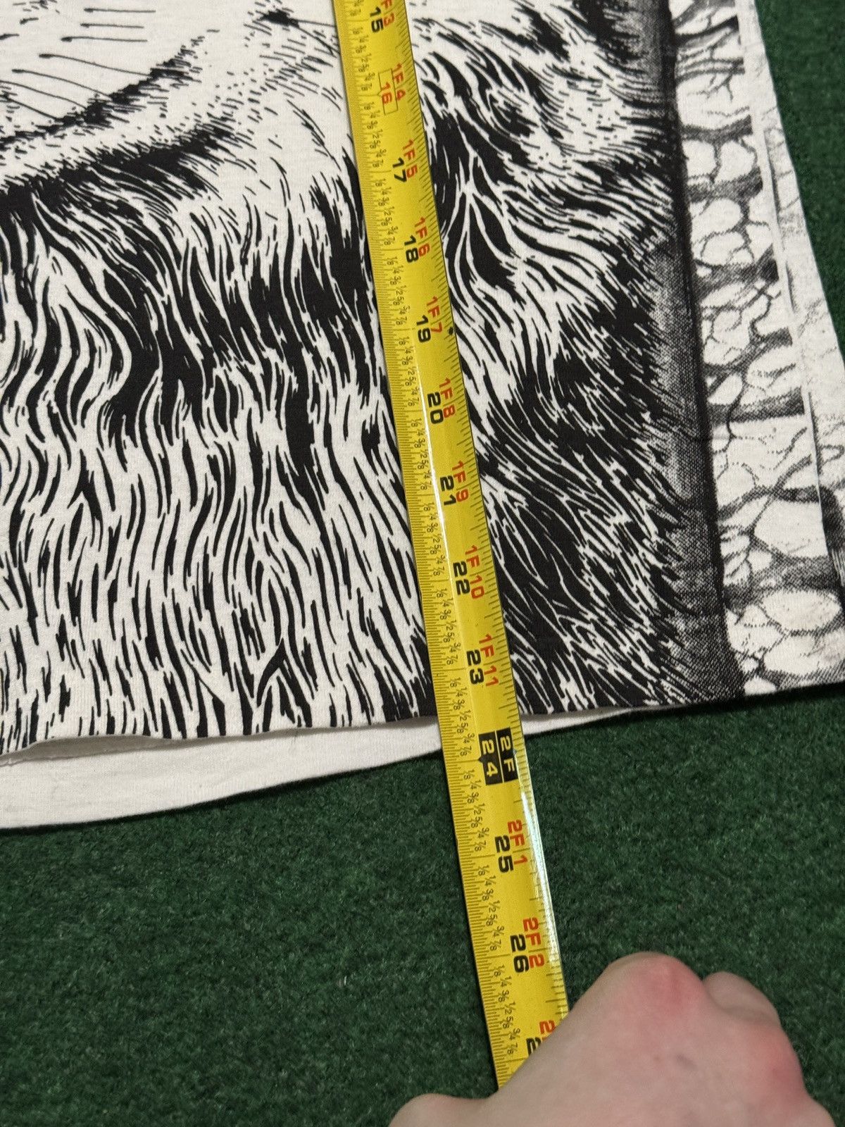 Vintage Vintage Wolf Dog Animal 90s Nature Aop XS/S 18x24 T Shirt Size US S / EU 44-46 / 1 - 5 Thumbnail