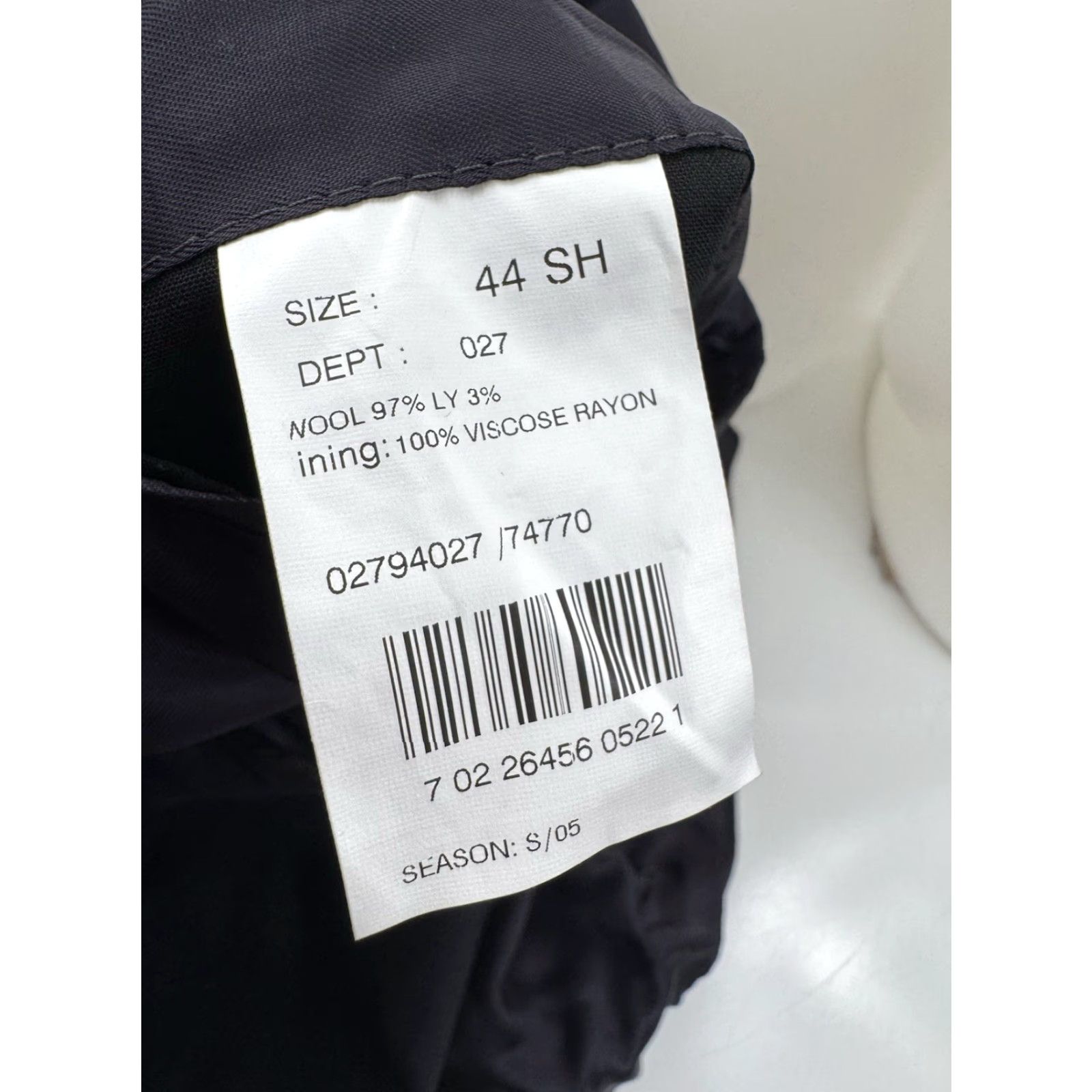 Brooks Brothers BROOKS BROTHERS Blazer - Wool Blend Stretch - 44S - Wool Blazer Jacket - Blackish Very Dark Blue - Men - Short Length - Tags New Size 44R - 8 Thumbnail