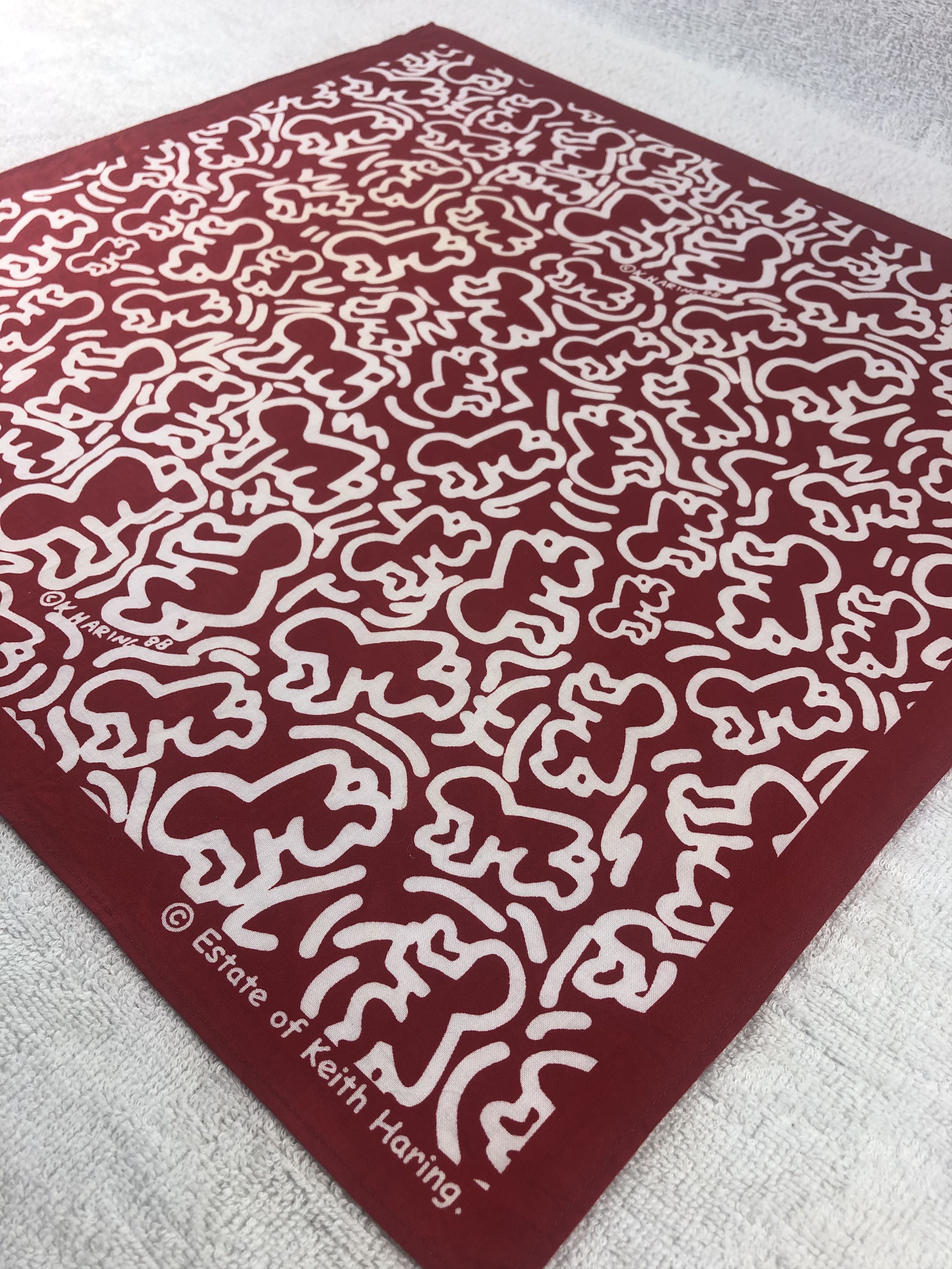 Keith Haring Keith Haring Handkerchief / Bandana / Neckerchief Size ONE SIZE - 4 Thumbnail