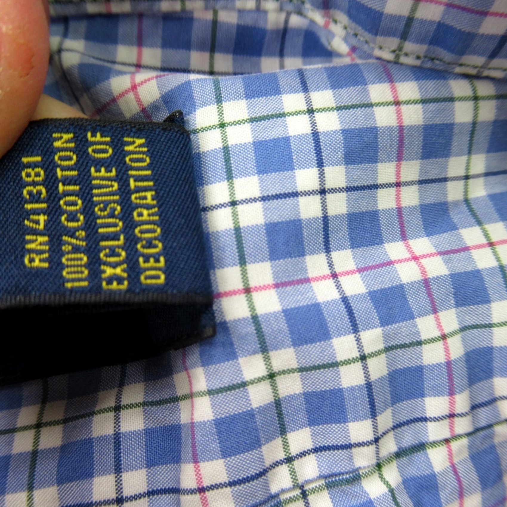 Polo Ralph Lauren Ralph Lauren Shirt Mens XL Long Sleeve Button Front Lightweight Plaid Size US XL / EU 56 / 4 - 4 Thumbnail