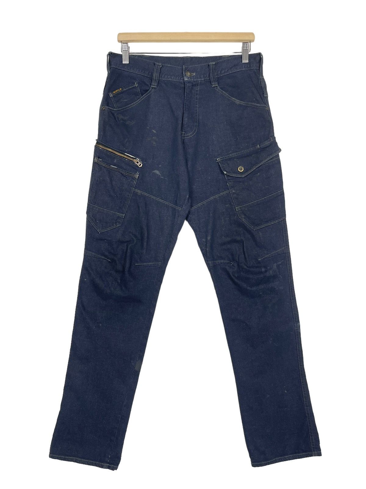 If Six Was Nine × Japanese Brand × Le Grande Bleu (L.G.B.) JAPANASE BURTLE MULTIPOCKET TACTICAL PANTS Size US 32 / EU 48 - 1 Thumbnail