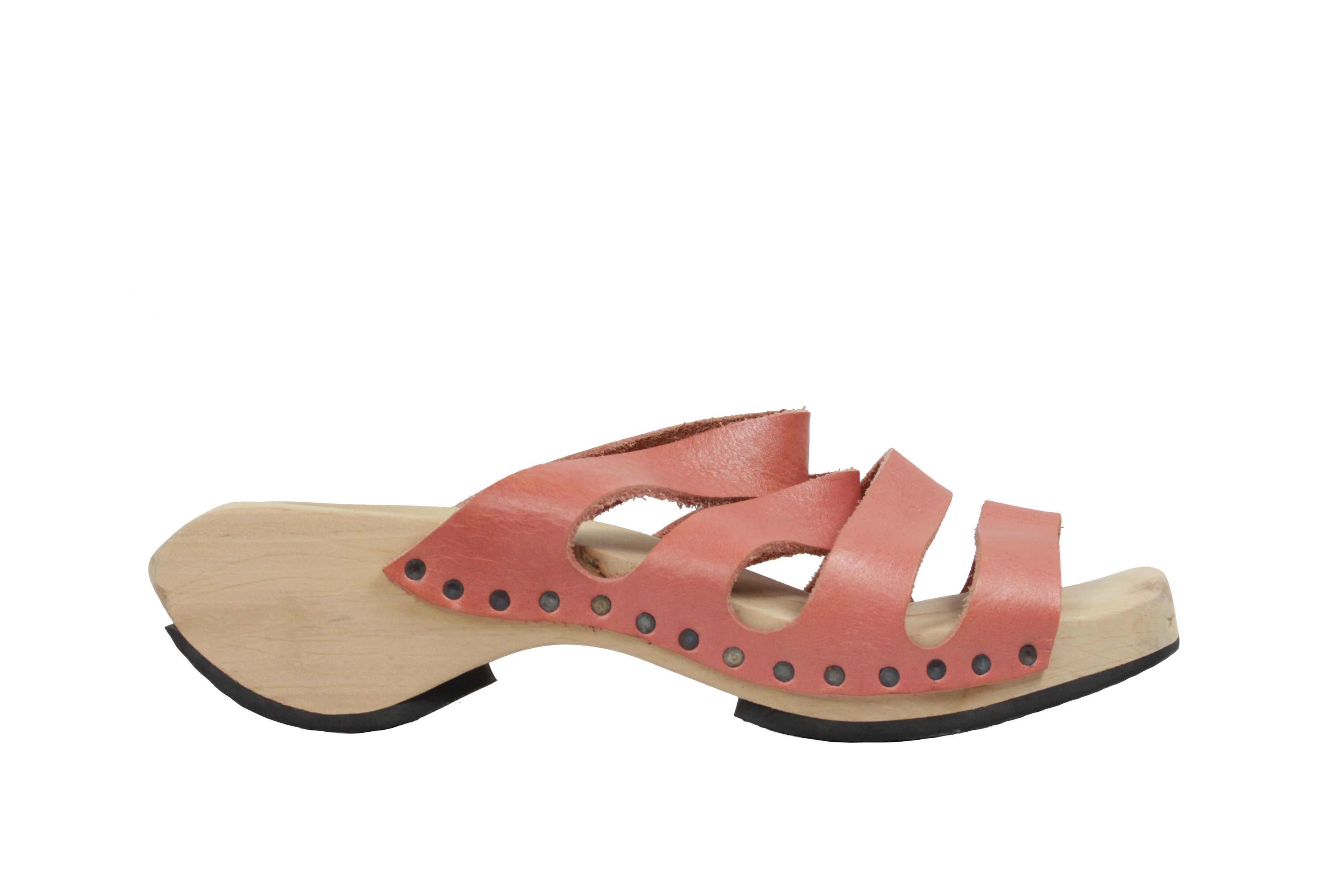 Trippen Leather Wood Sabo Avant Garde Sandals Size US 10 / IT 40 - 2 Thumbnail
