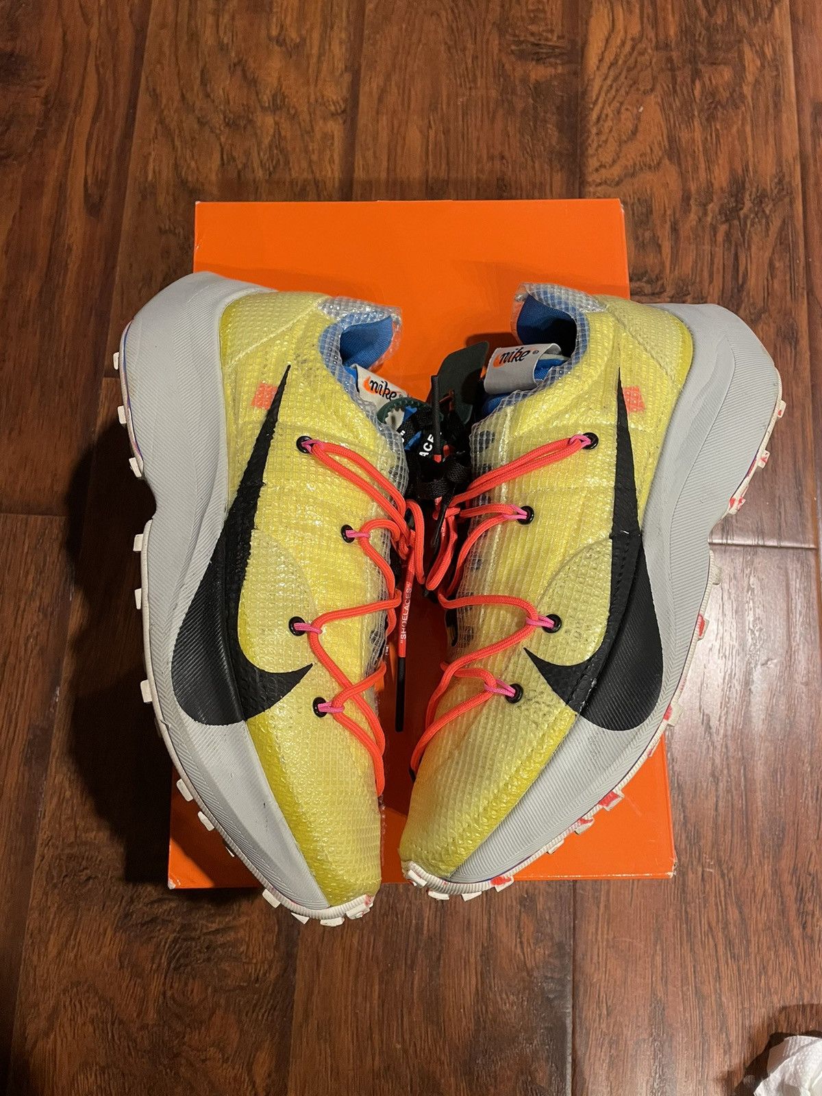 Nike × Off-White × Virgil Abloh Nike Off-White Vapor Street Tour Yellow Size US 9.5 / EU 42-43 - 3 Thumbnail