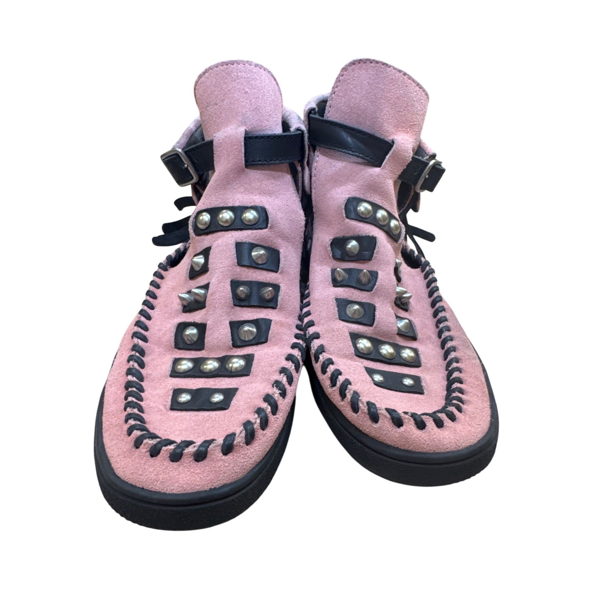 Coach Coach Roccasin Womens Black Leather Studded Moccasin Ankle B Size US 6.5 / IT 36.5 - 5 Thumbnail