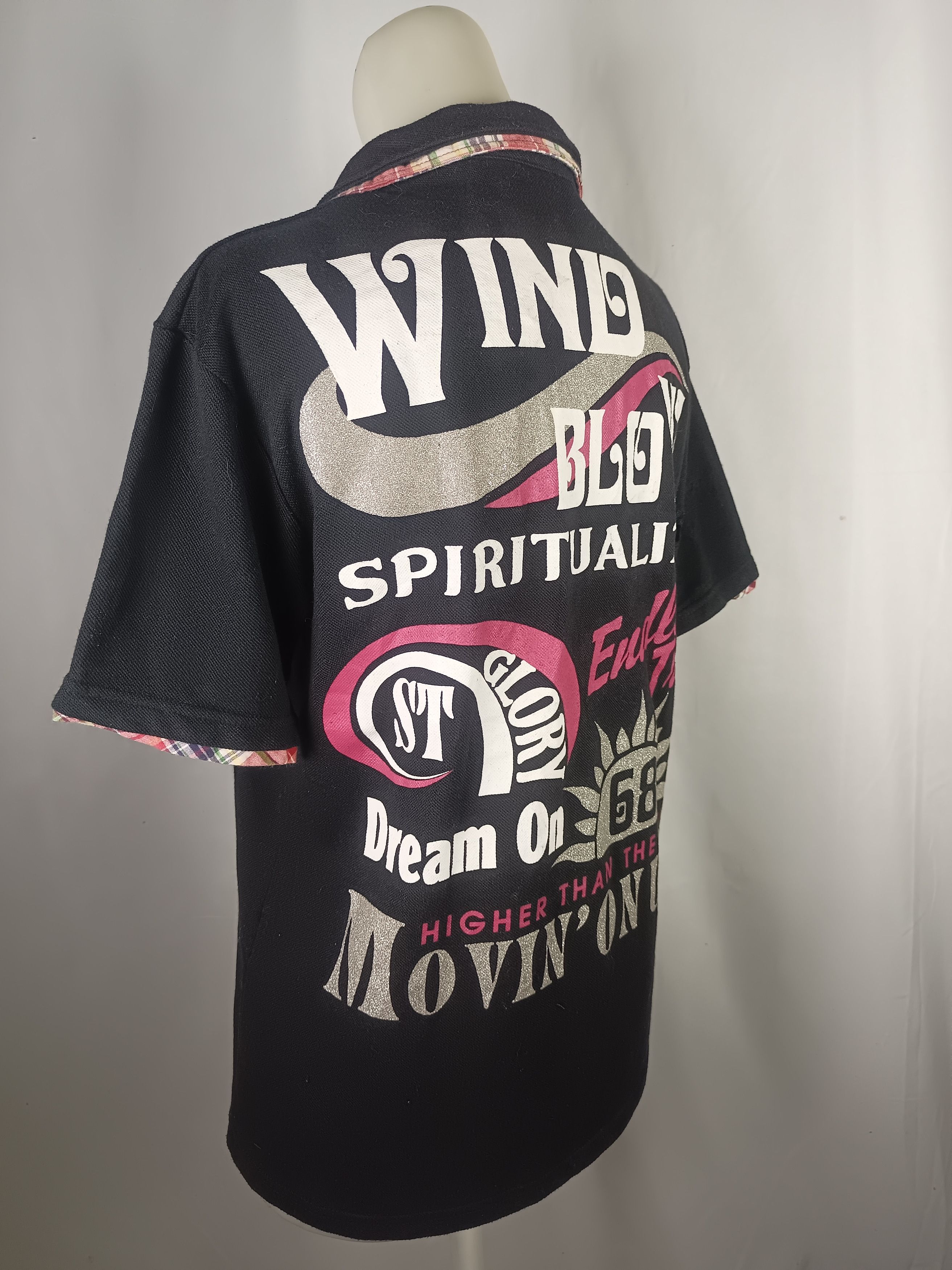 If Six Was Nine × Japanese Brand × Le Grande Bleu (L.G.B.) WE ❤️ SURF Endless Trip Polo T-shirt Double Layer POEM Print Size L / US 10 / IT 46 - 15 Thumbnail