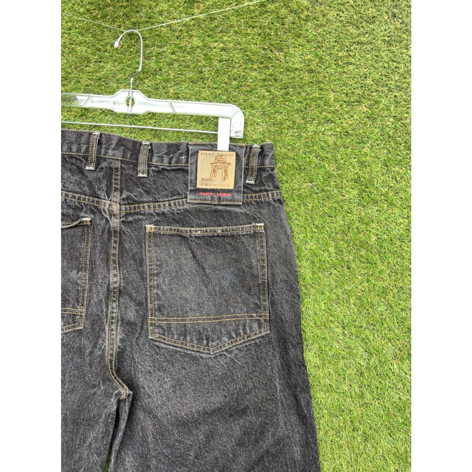 Phat Farm VINTAGE Phat Farm Jeans Mens 32x32 Blue Denim Embroidered Skater Grunge 90s Size US 32 / EU 48 - 2 Thumbnail