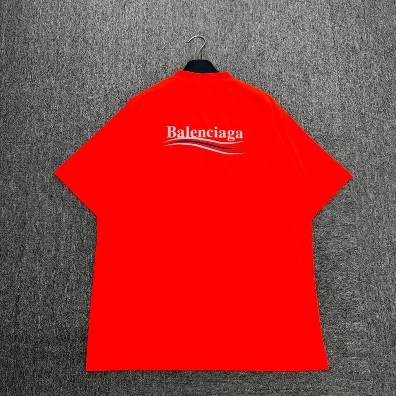 Balenciaga Balenciaga Orange Print Short Sleeve TShirt-2505 Size US XS / EU 42 / 0 - 3 Thumbnail