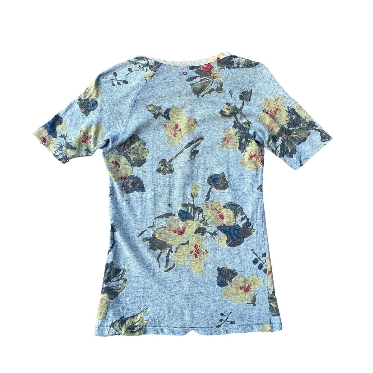 45rpm Indigo Dyed Floral Shirt Size S / US 4 / IT 40 - 3 Thumbnail