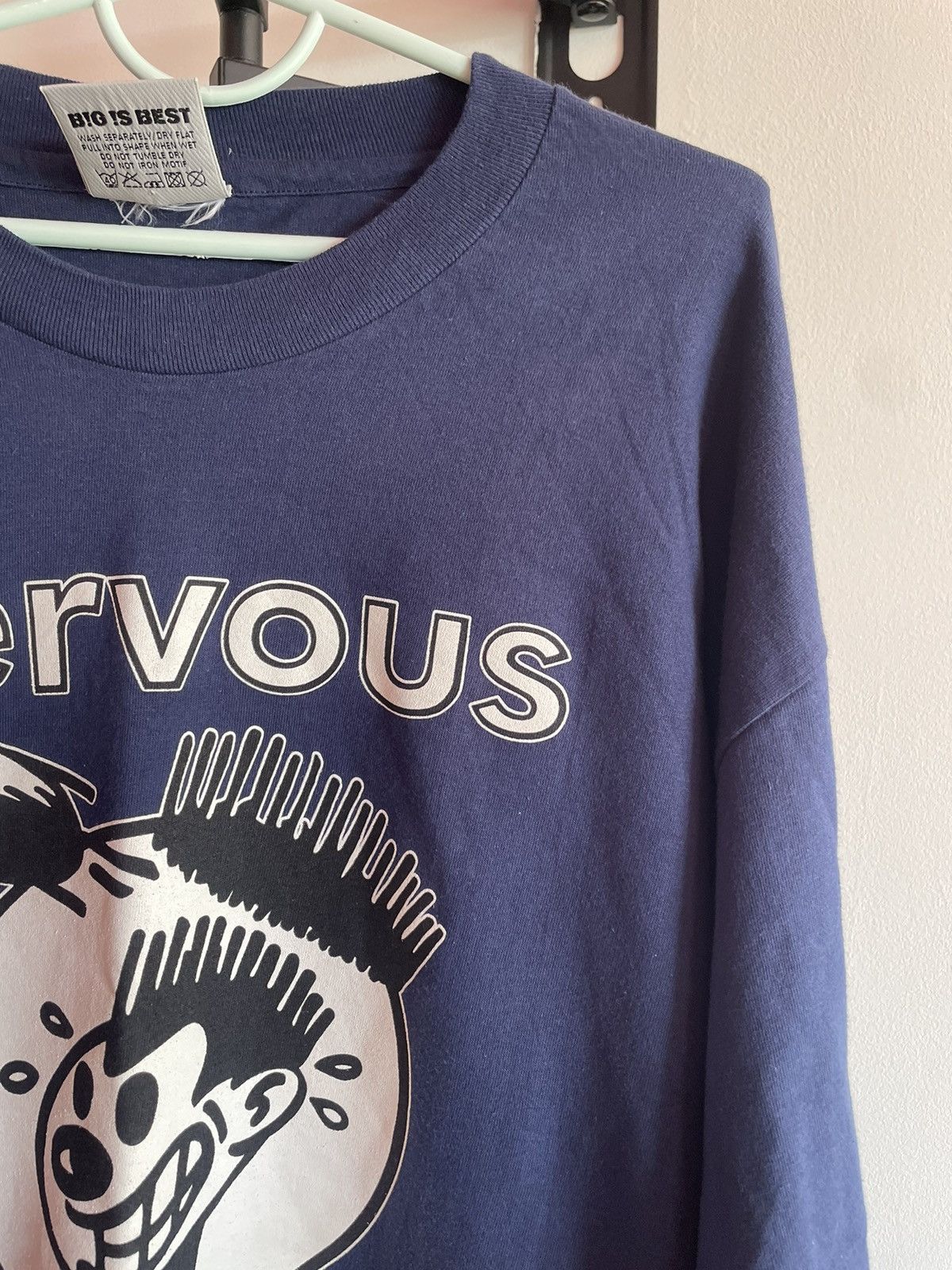 Band Tees × Vintage Vintage 1995 Nervous Records Longsleeve New York Rap T Shirt Size US XL / EU 56 / 4 - 16 Thumbnail