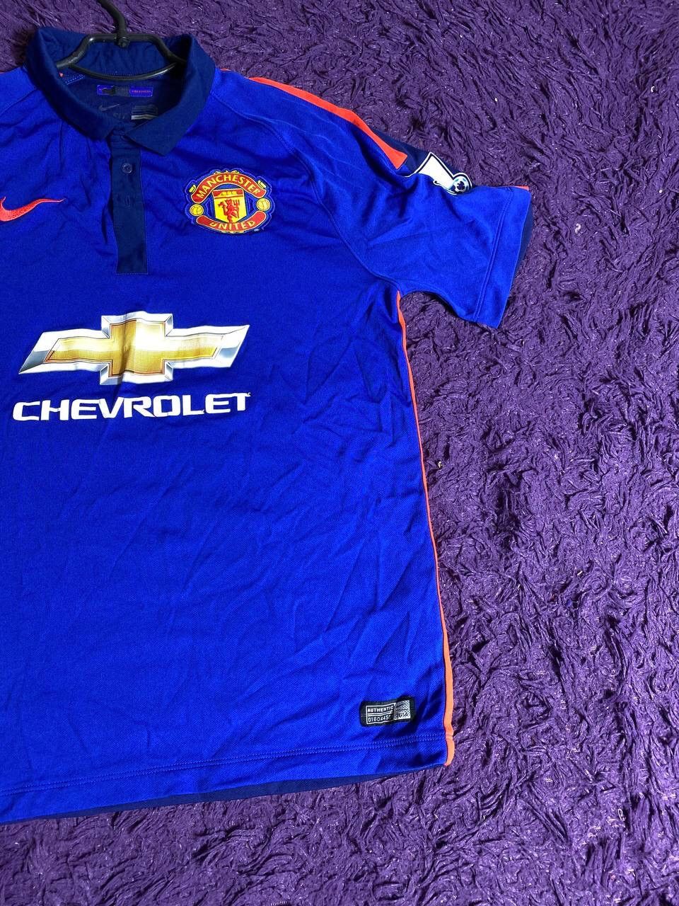 Nike × Vintage Vintage Nike Manchester United Jersey 2014 t-shirt Size US L / EU 52-54 / 3 - 22 Thumbnail