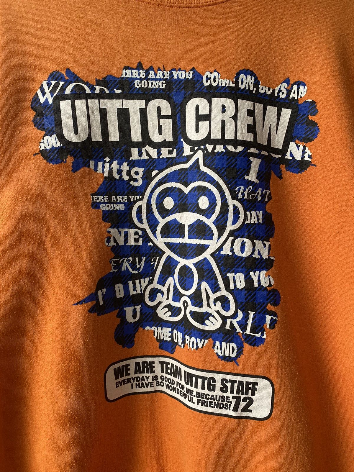 Japanese Brand × Vintage UITTG CREW CREWNECK SWEATSHIRT 90s Size US L / EU 52-54 / 3 - 4 Thumbnail